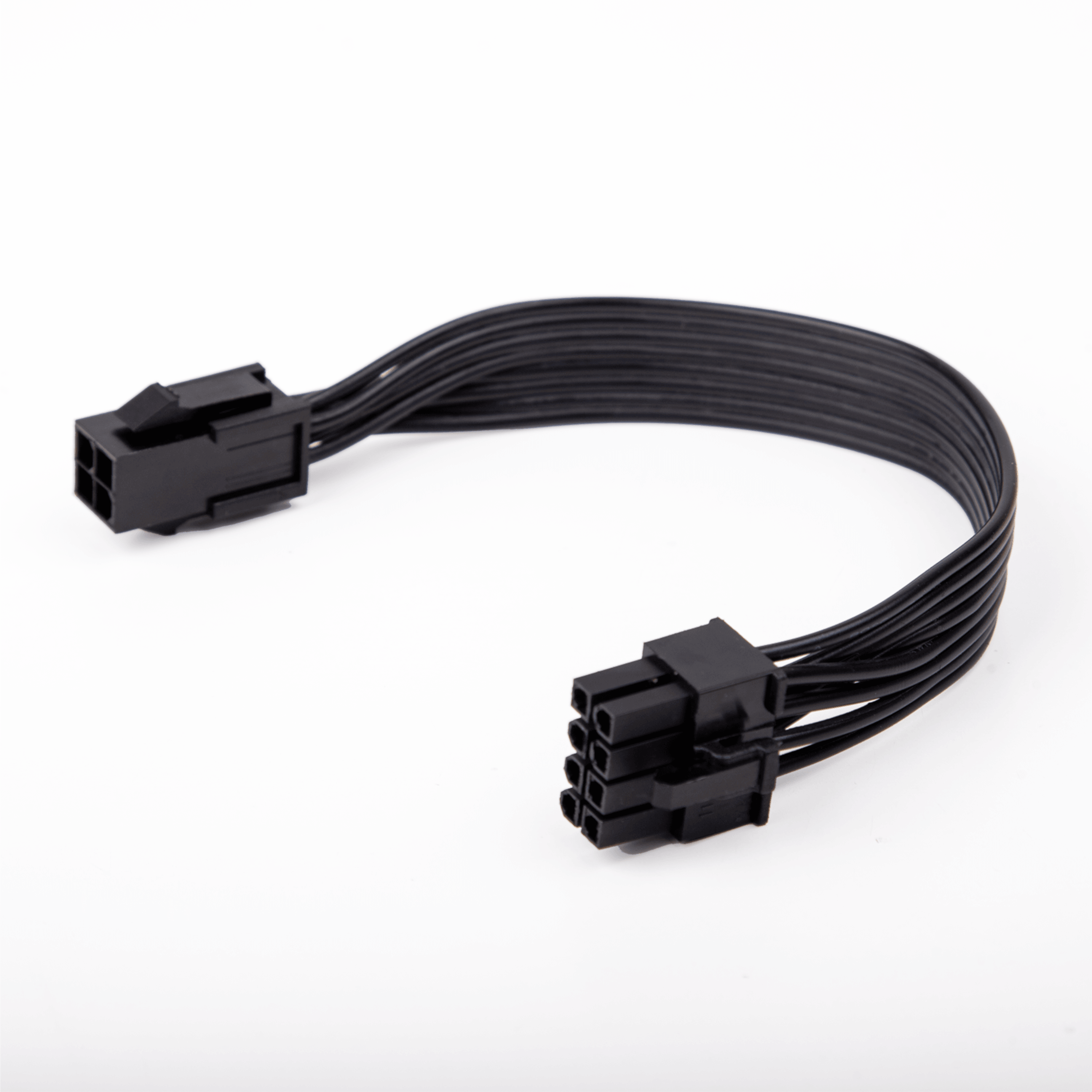 PowerX Copper Black ATX 4 Pin Male to 8 Pin Female CPU Power Connector - PowerX