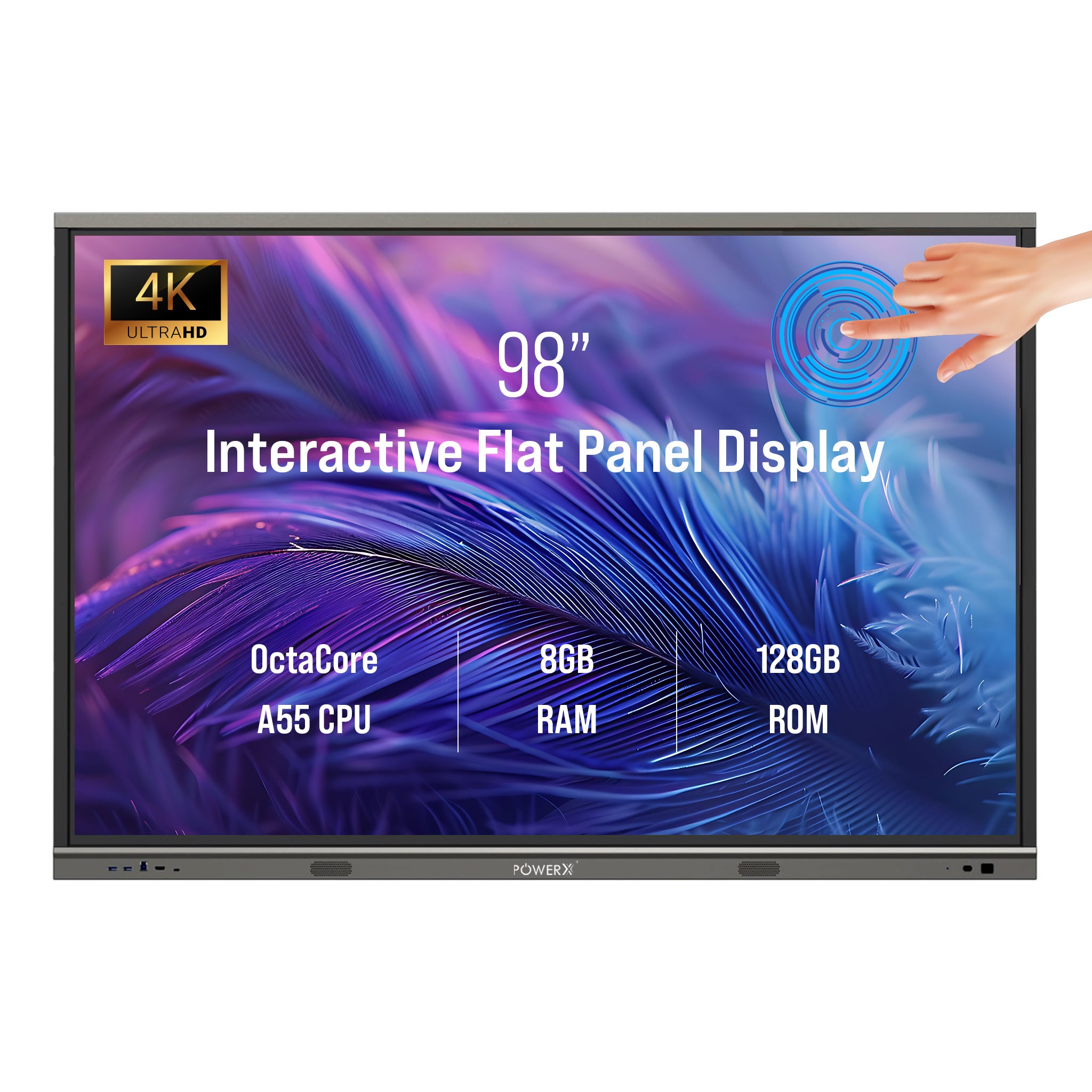 PowerX Vision 98 – 98” 4K UHD Interactive Display