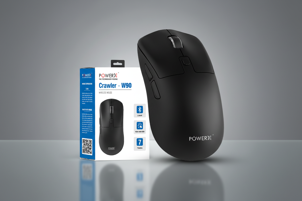 POWERX CRAWLER – W90 WIRELESS MOUSE