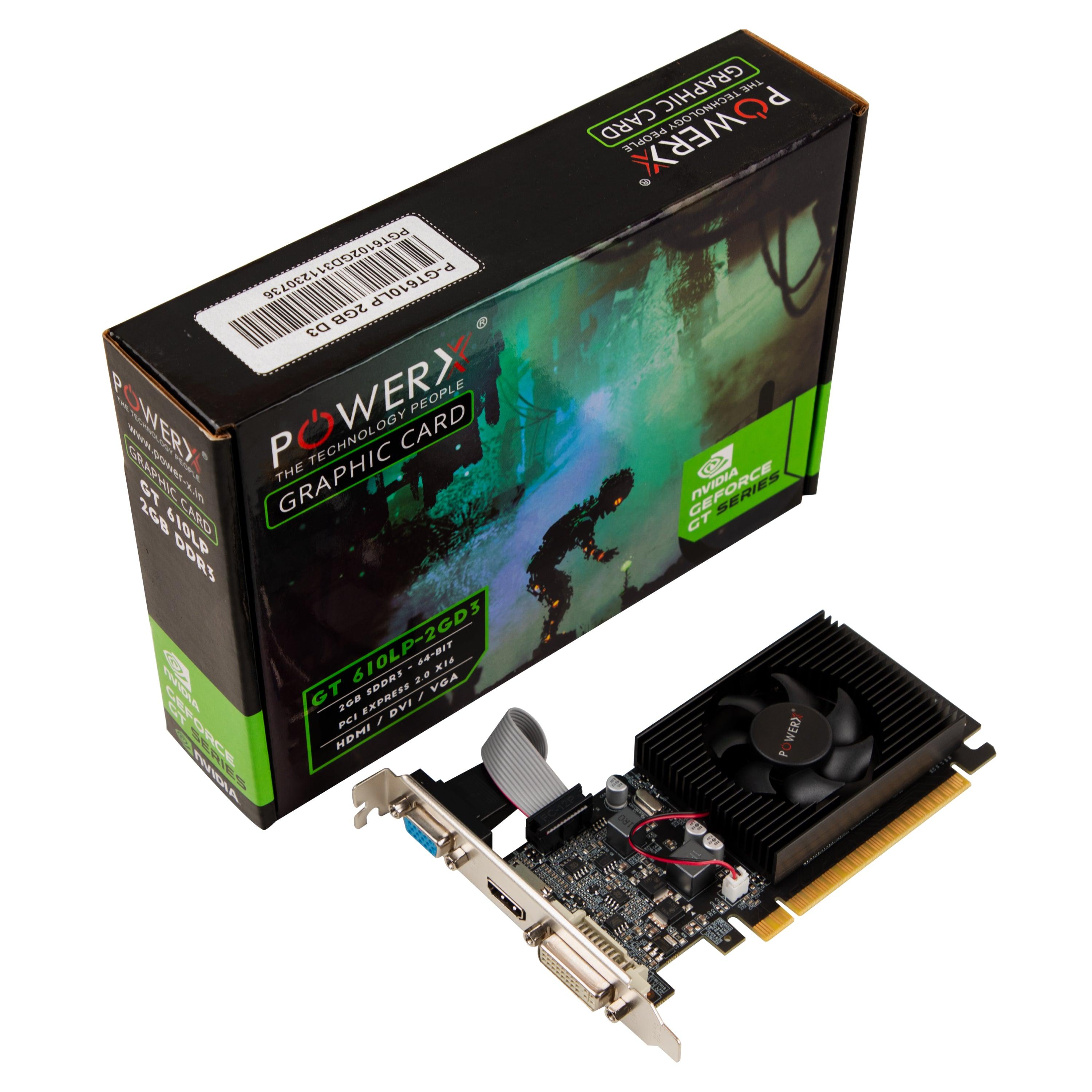 GT 610LP-2GB-DDR3 - PowerX