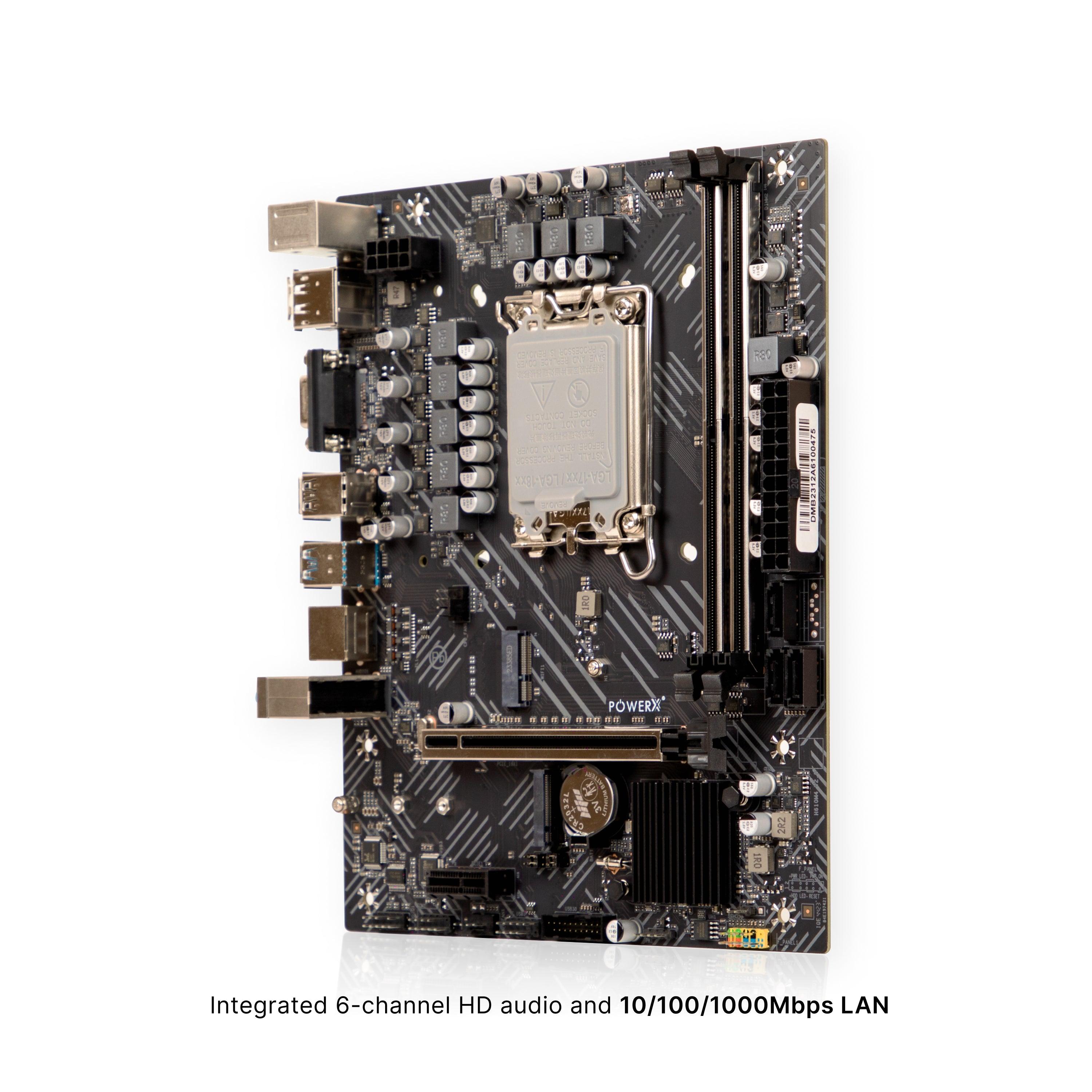 PMB-H610-DDR4 POWERX MOTHERBOARD