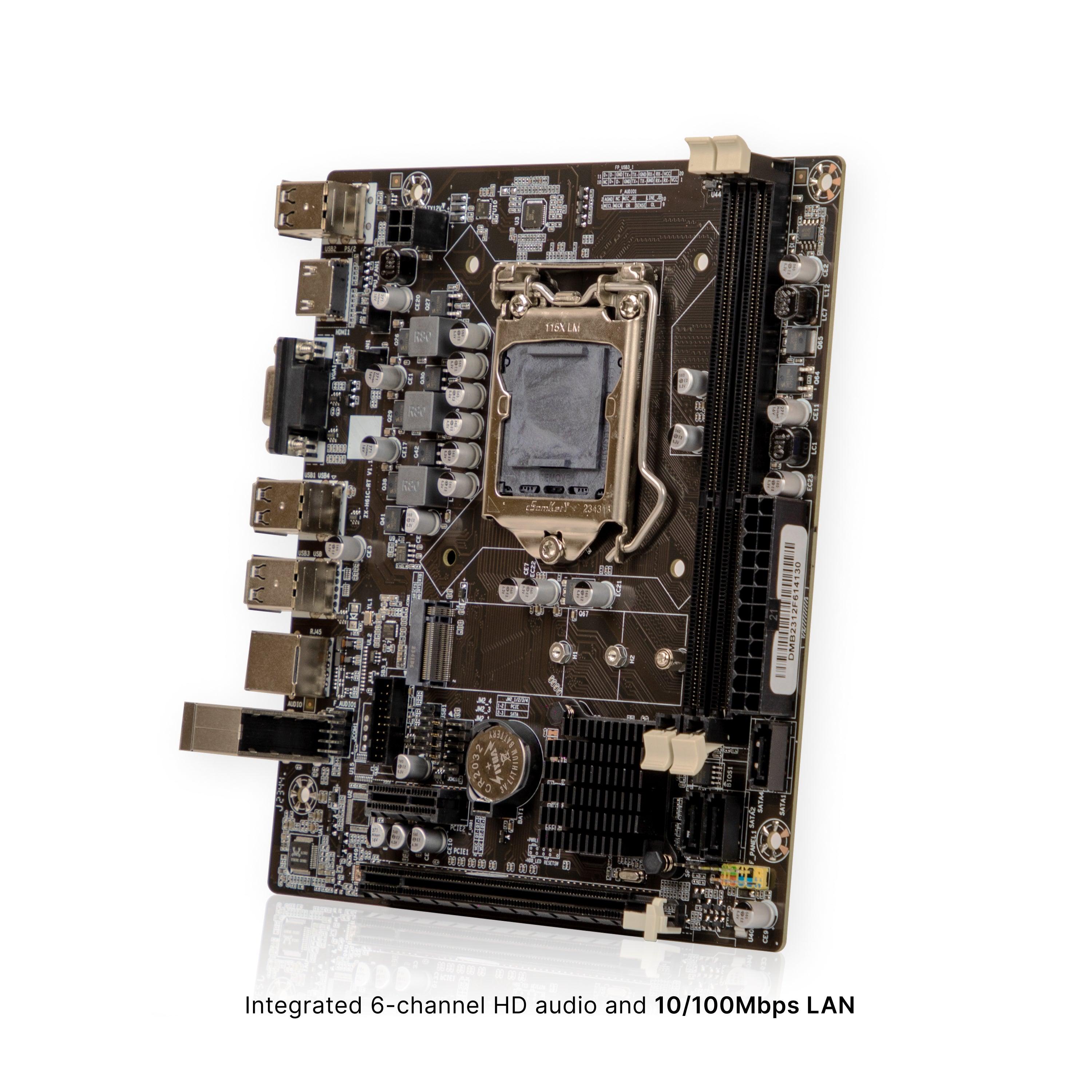 PMB-H61-DDR3 NVMe POWERX MOTHERBOARD