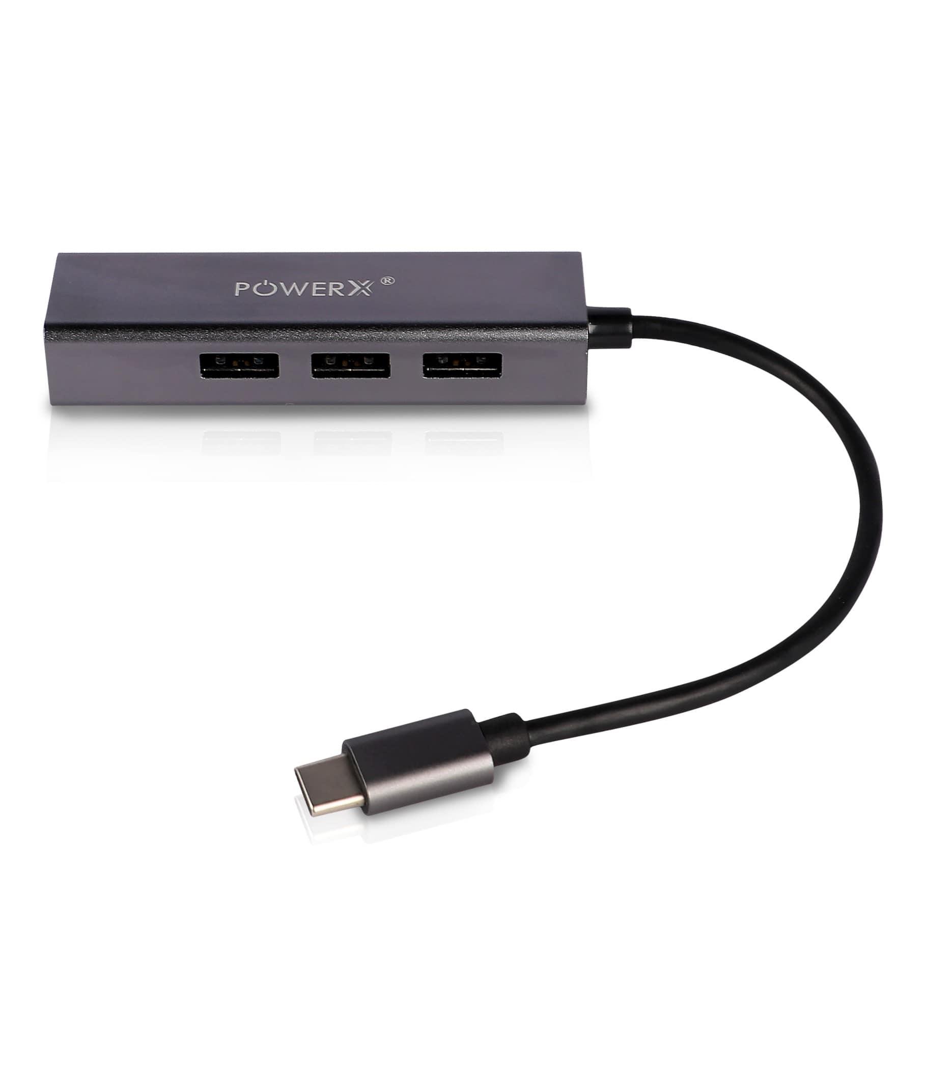 USB 3.1 TYPE C TO 4 PORT USB HUB - PowerX