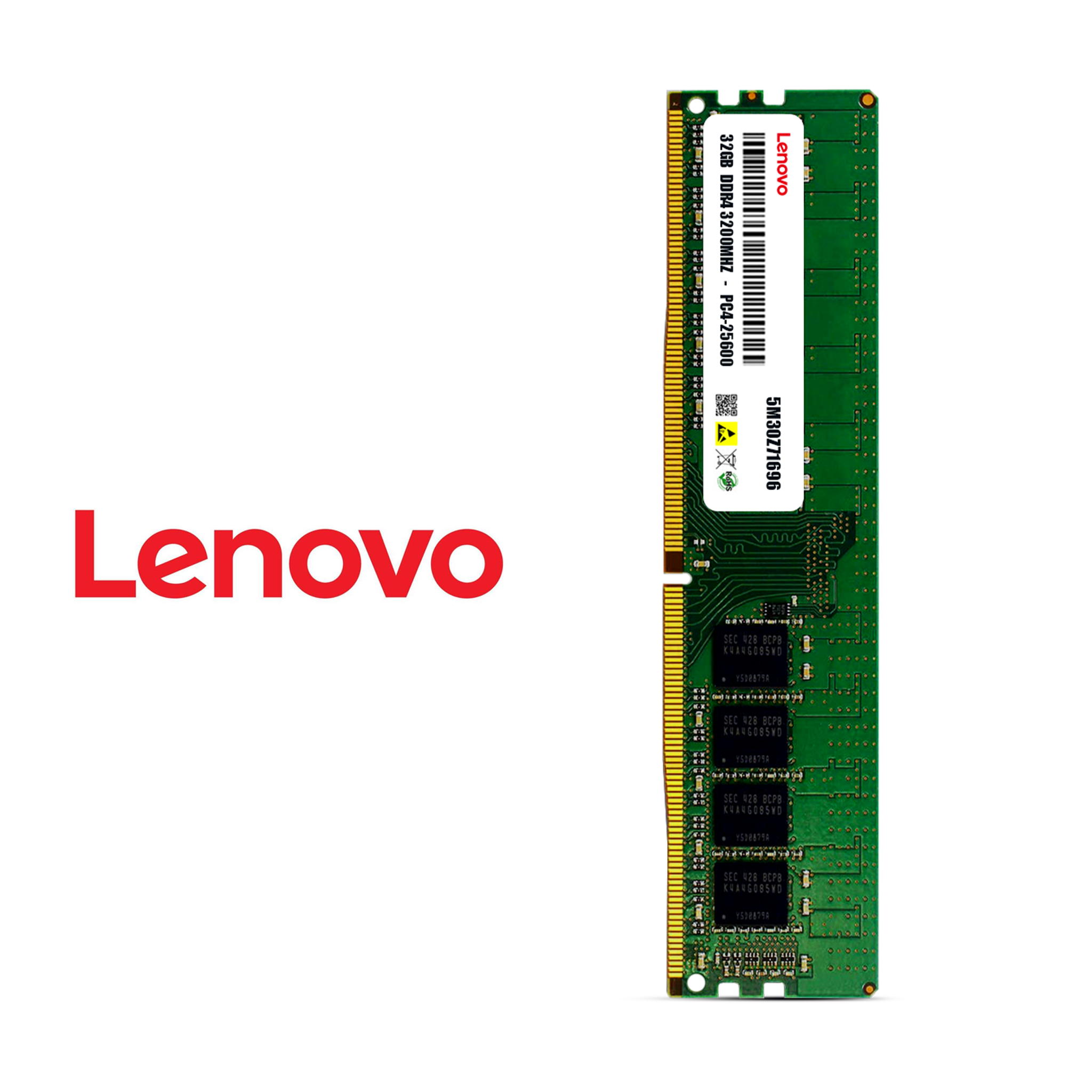 Lenovo 32GB DDR4 Desktop RAM – 3200MHz (288-Pin)