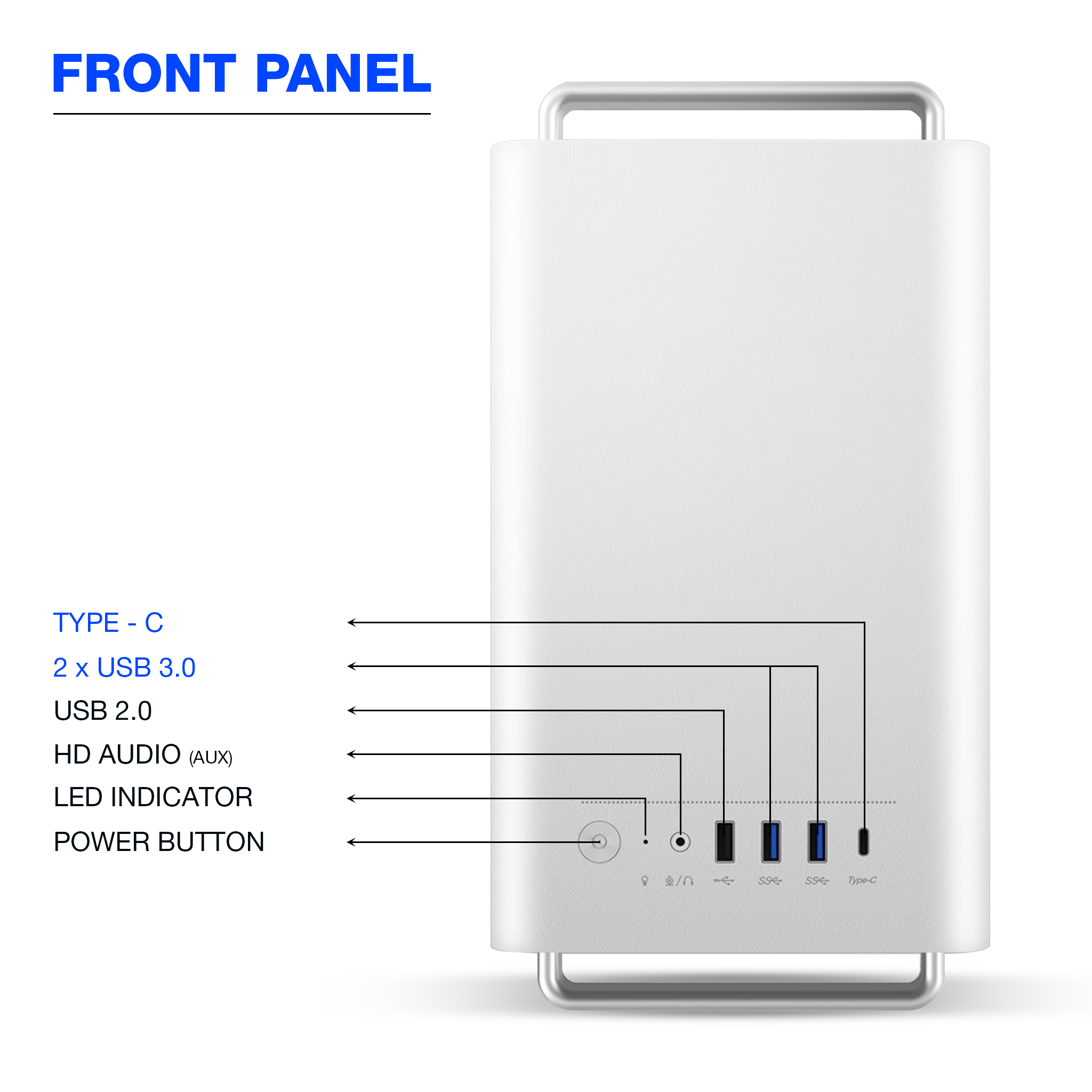 PowerX Core U320 Ultra White – Intel i3 3rd Gen | 8GB DDR3 | 256GB NVMe | Type-C Ready