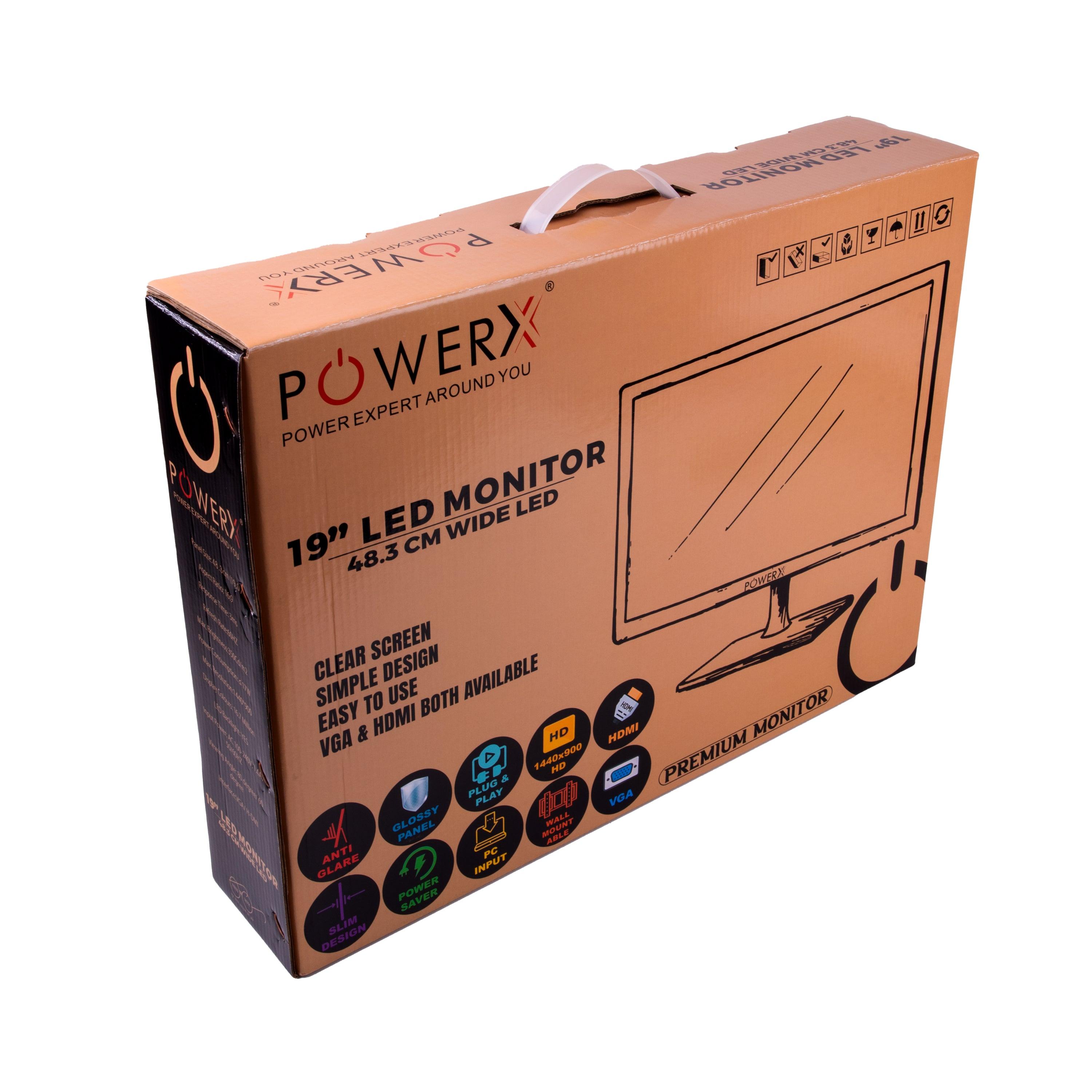 19.0” HD LED MONITOR - PowerX