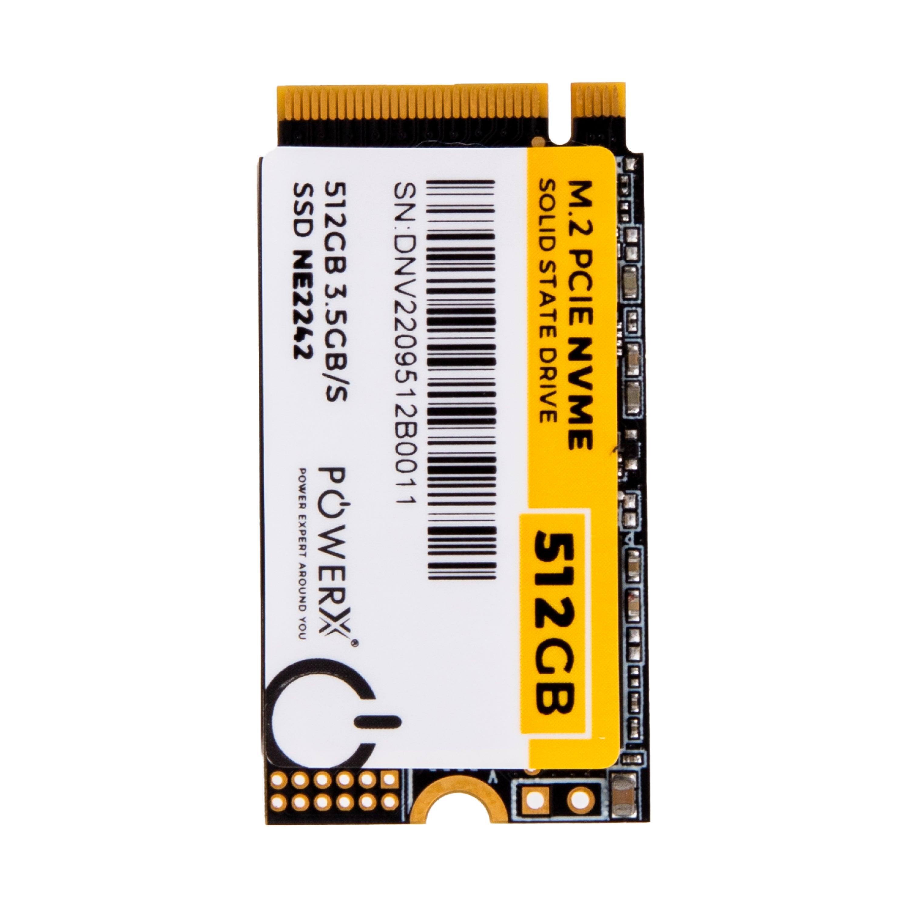 2242 M.2 PCIE NVMe 512GB SSD - PowerX