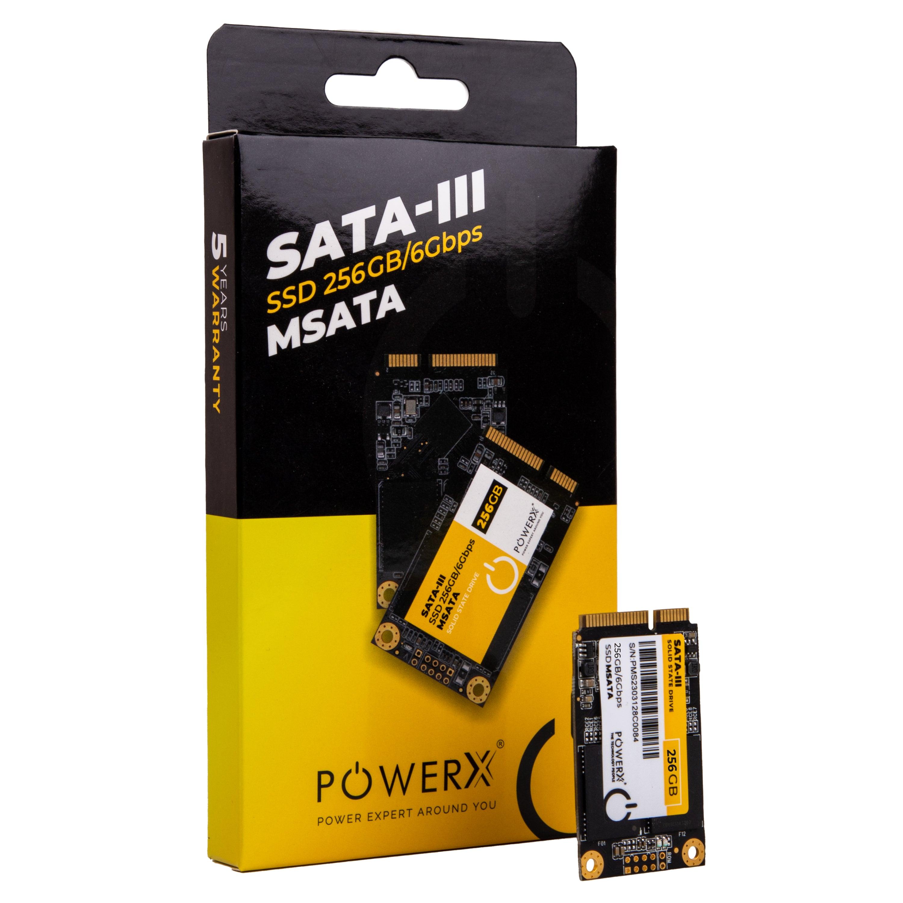 M-SATA 256 GB SSD - PowerX