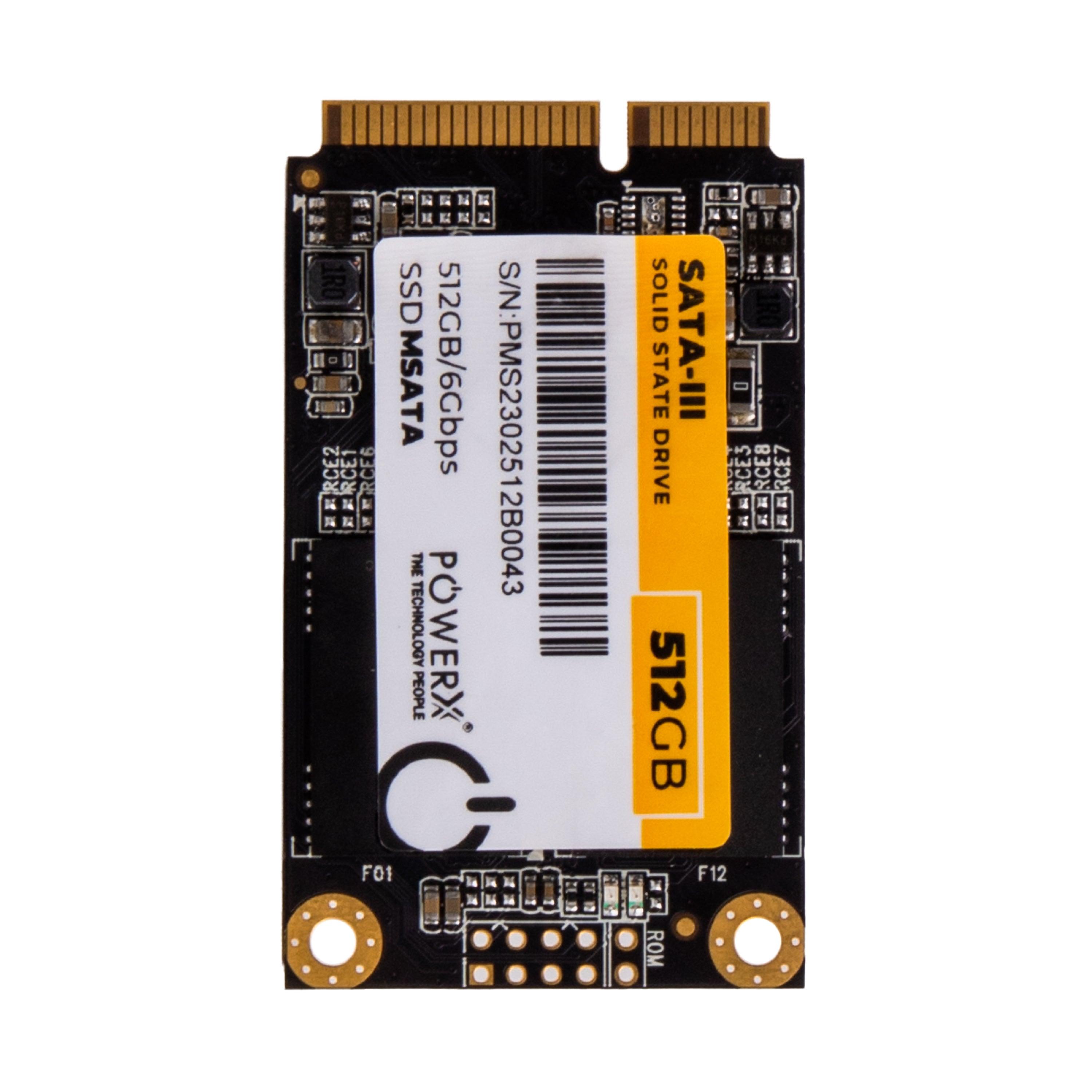 M-SATA 512 GB SSD - PowerX