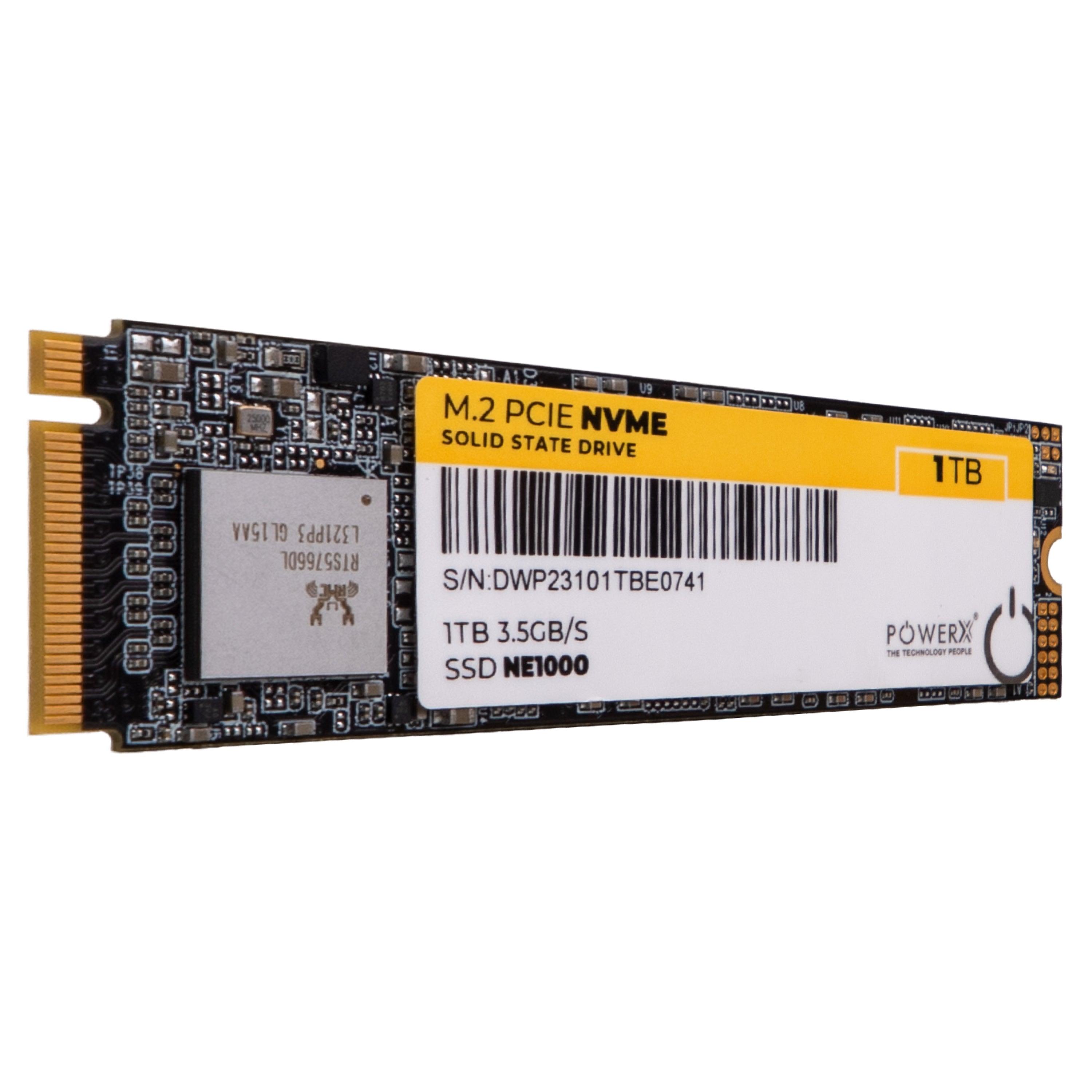 M.2. PCIE NVME 1 TB SSD - PowerX