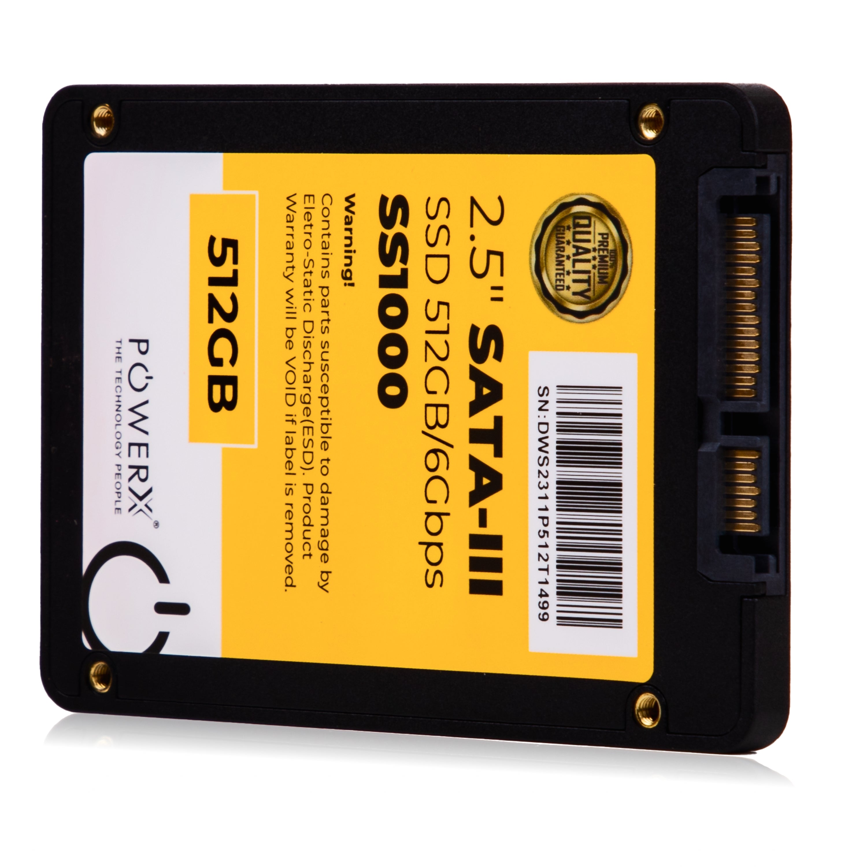 2.5" SATA 3.0 SSD 512GB - PowerX