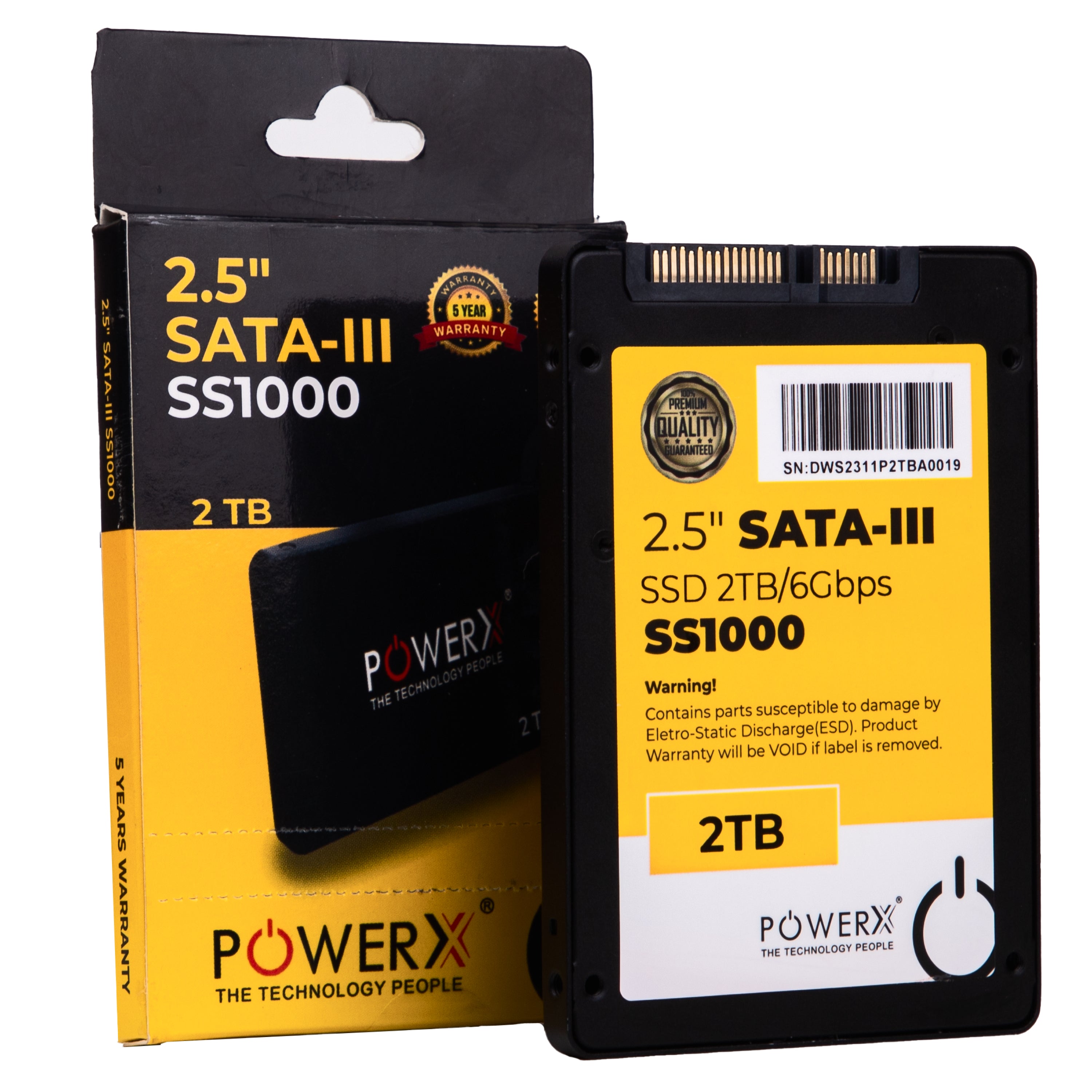 2.5" SATA 3.0 SSD 2TB - PowerX