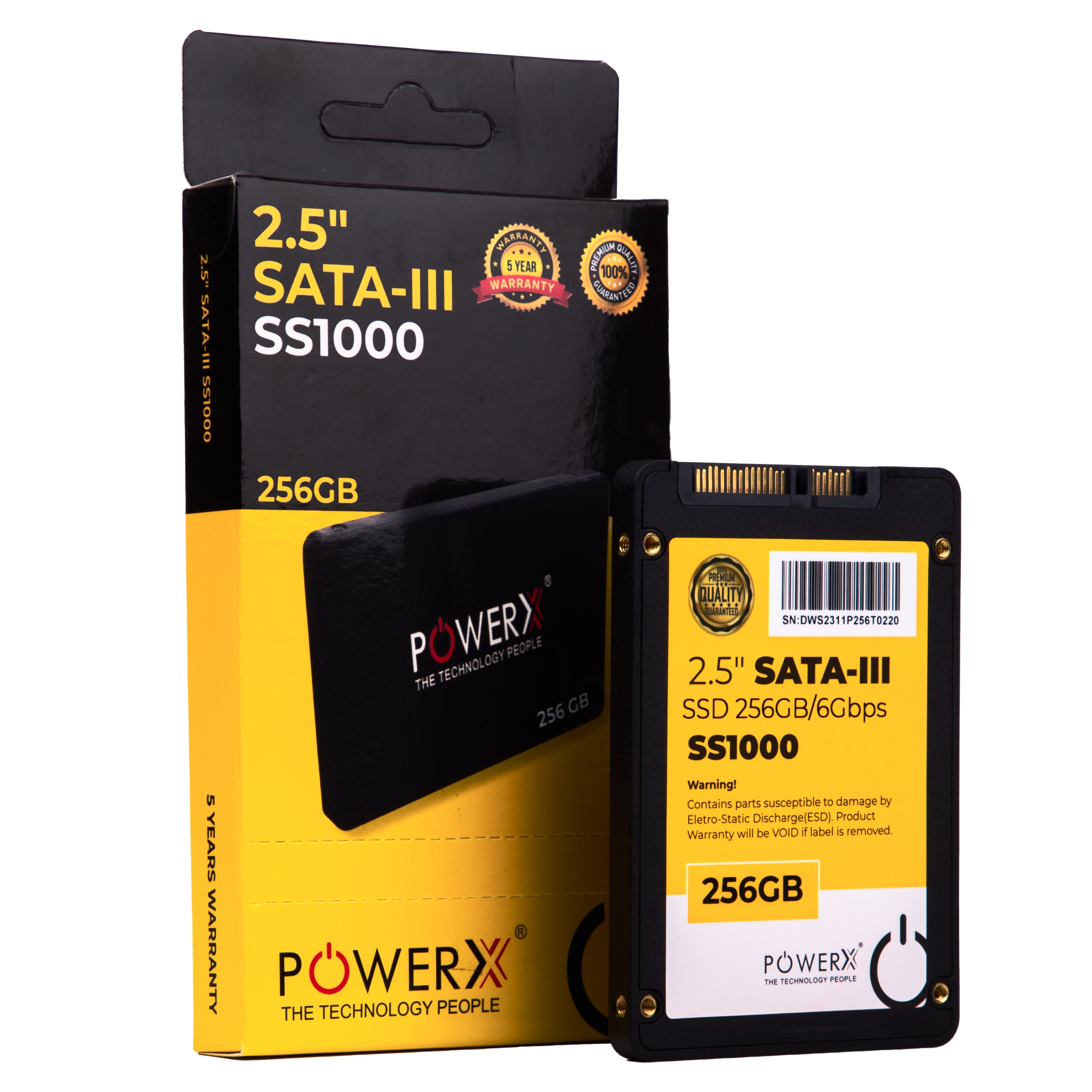 2.5" SATA 3.0 SSD 256GB - PowerX