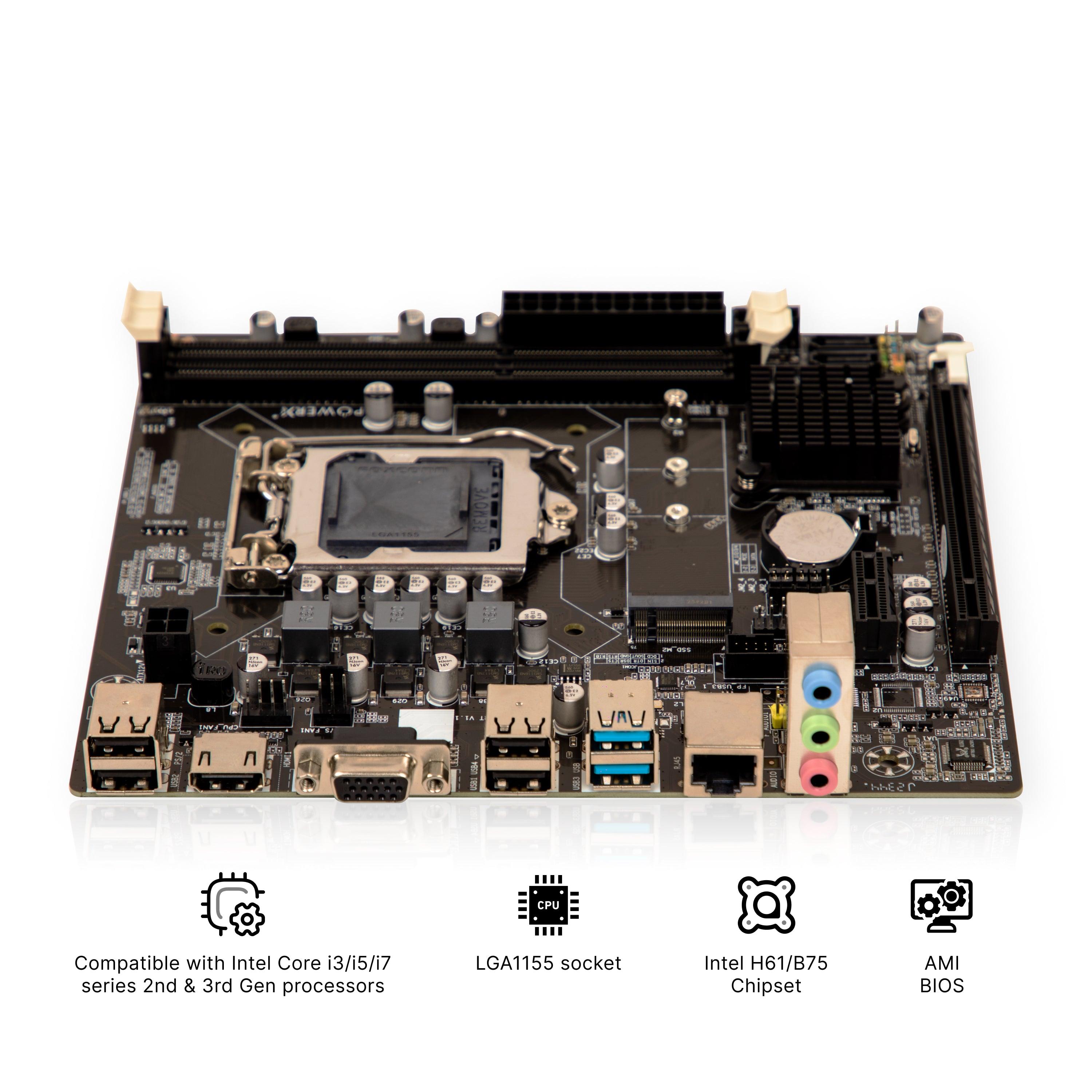 PMB-B75-DDR3 NVMe POWERX MOTHERBOARD