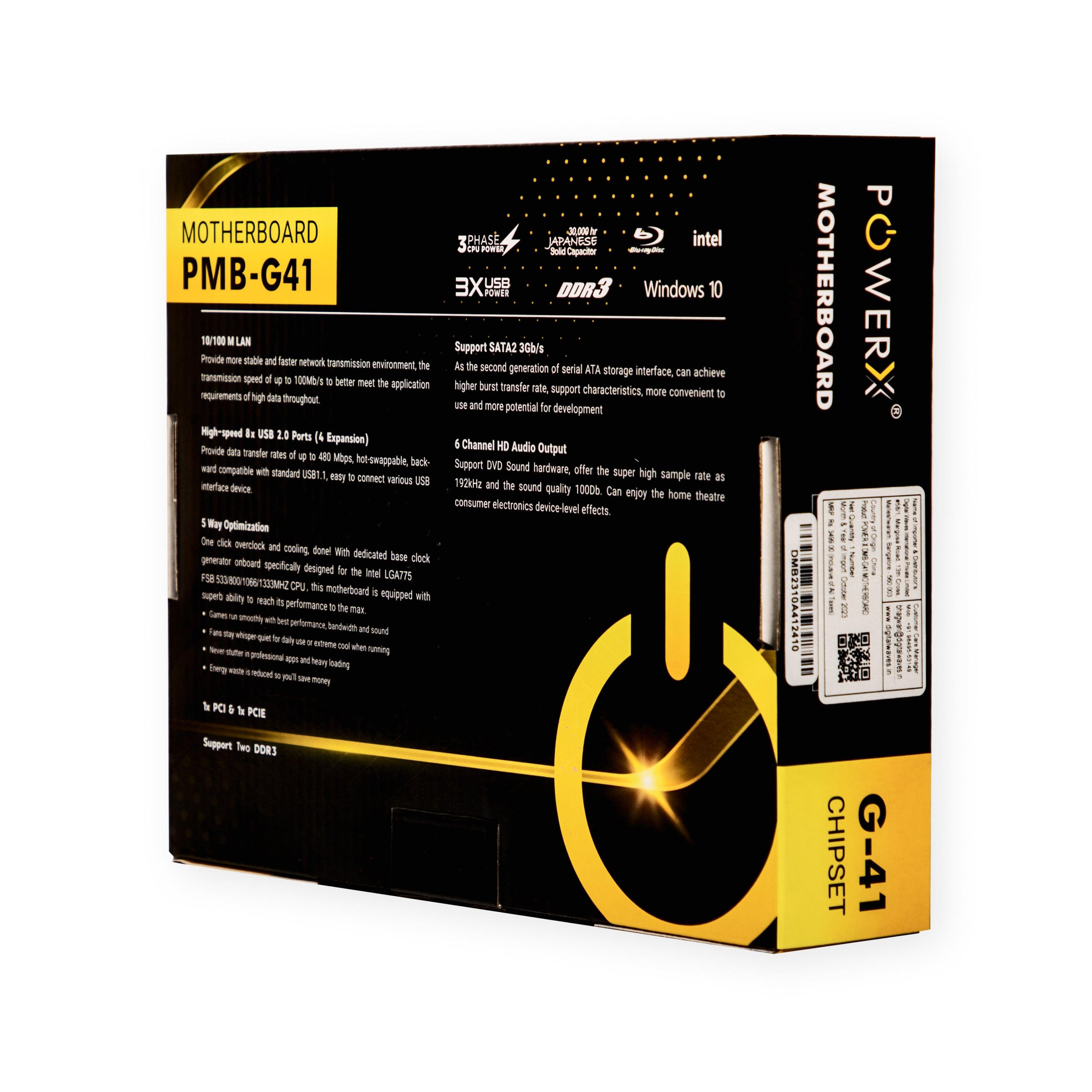 PMB-G41-DDR3 POWERX MOTHERBOARD