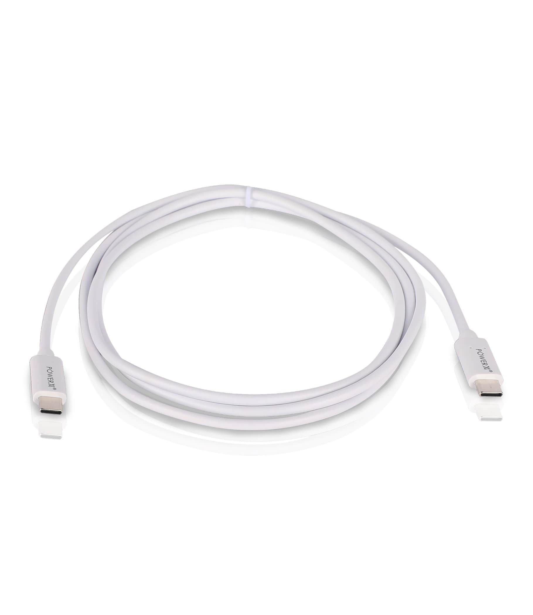 5A FAST CHARGING CABLE C TO C WHITE 1.5 METER