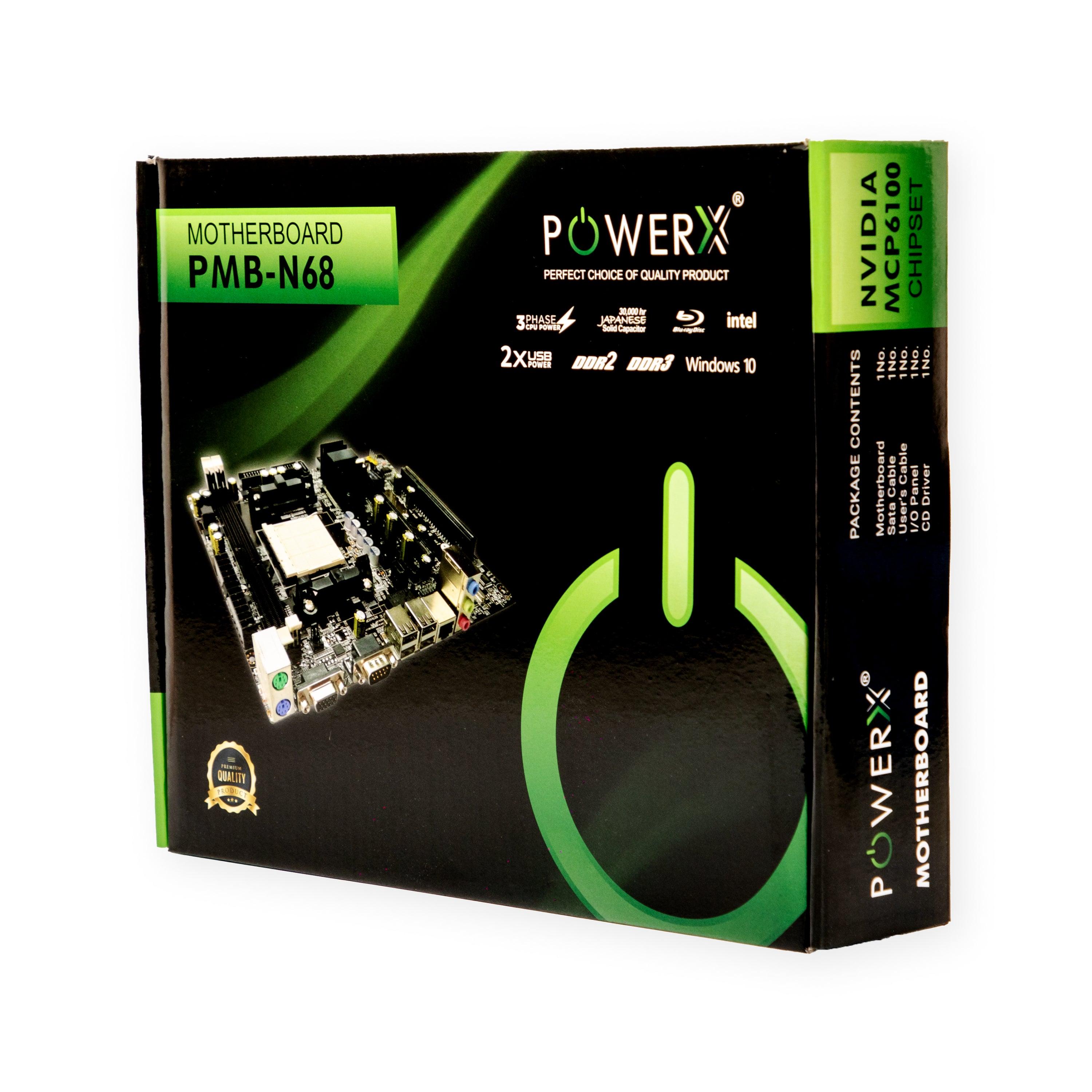 PMB-N68-DDR2/DDR3-PowerX Motherboard