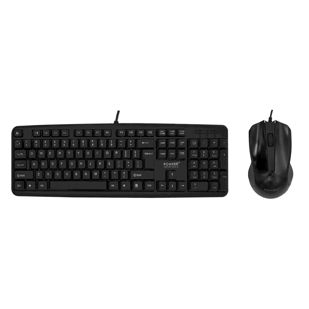 USB WIRED KEYBOARD + MOUSE X1000