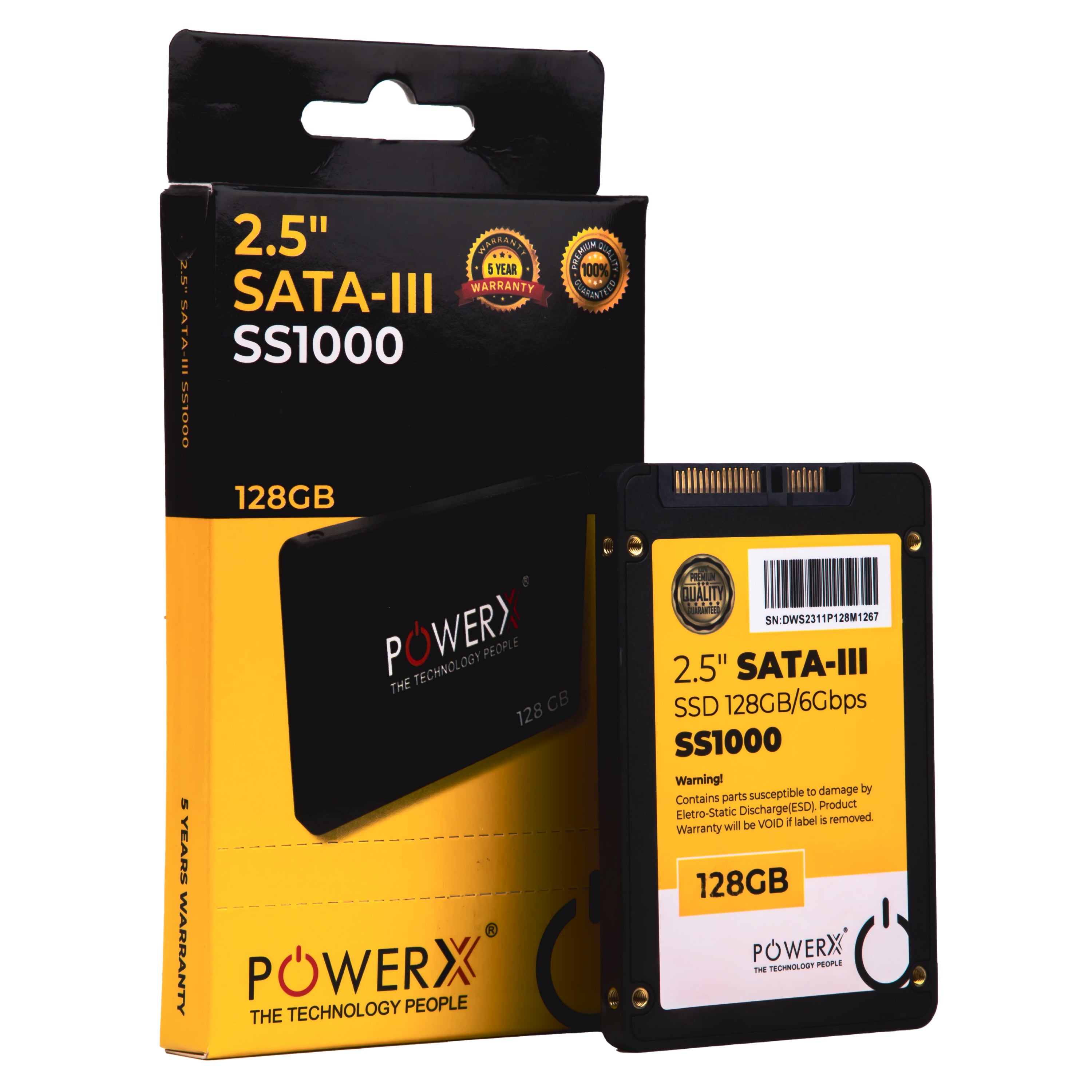 2.5" SATA 3.0 SSD 128GB - PowerX