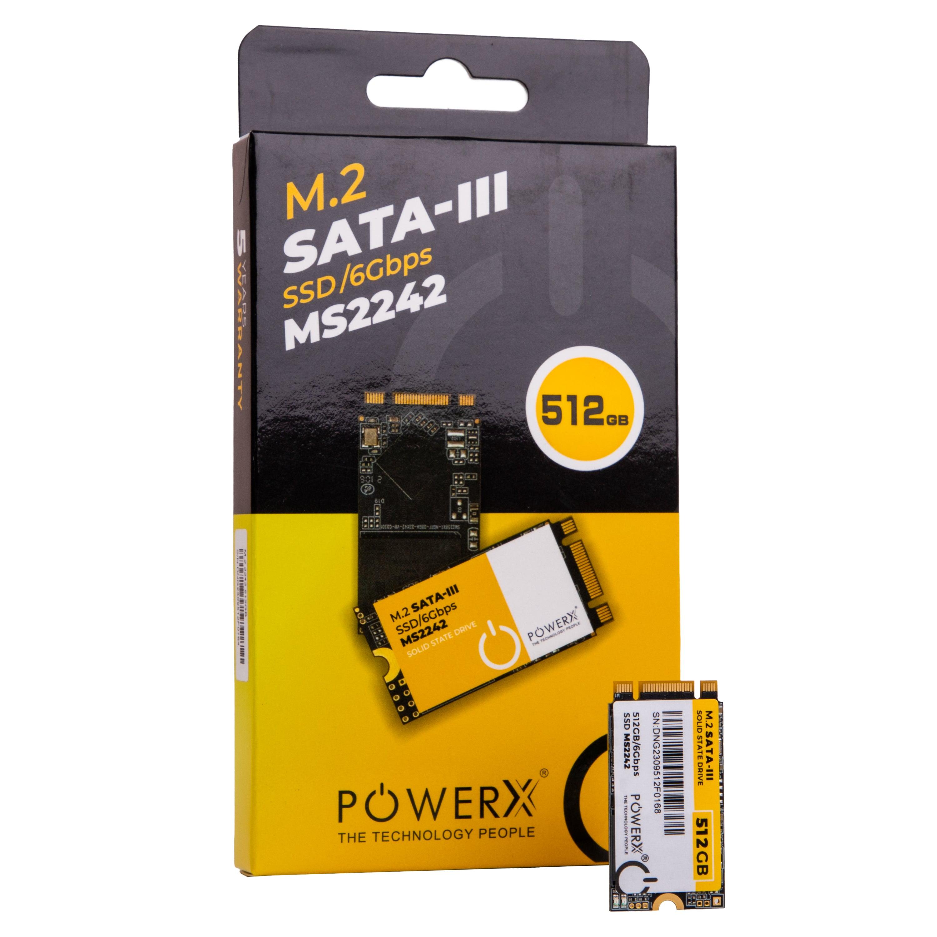 2242 M.2 NGFF 512GB SSD - PowerX