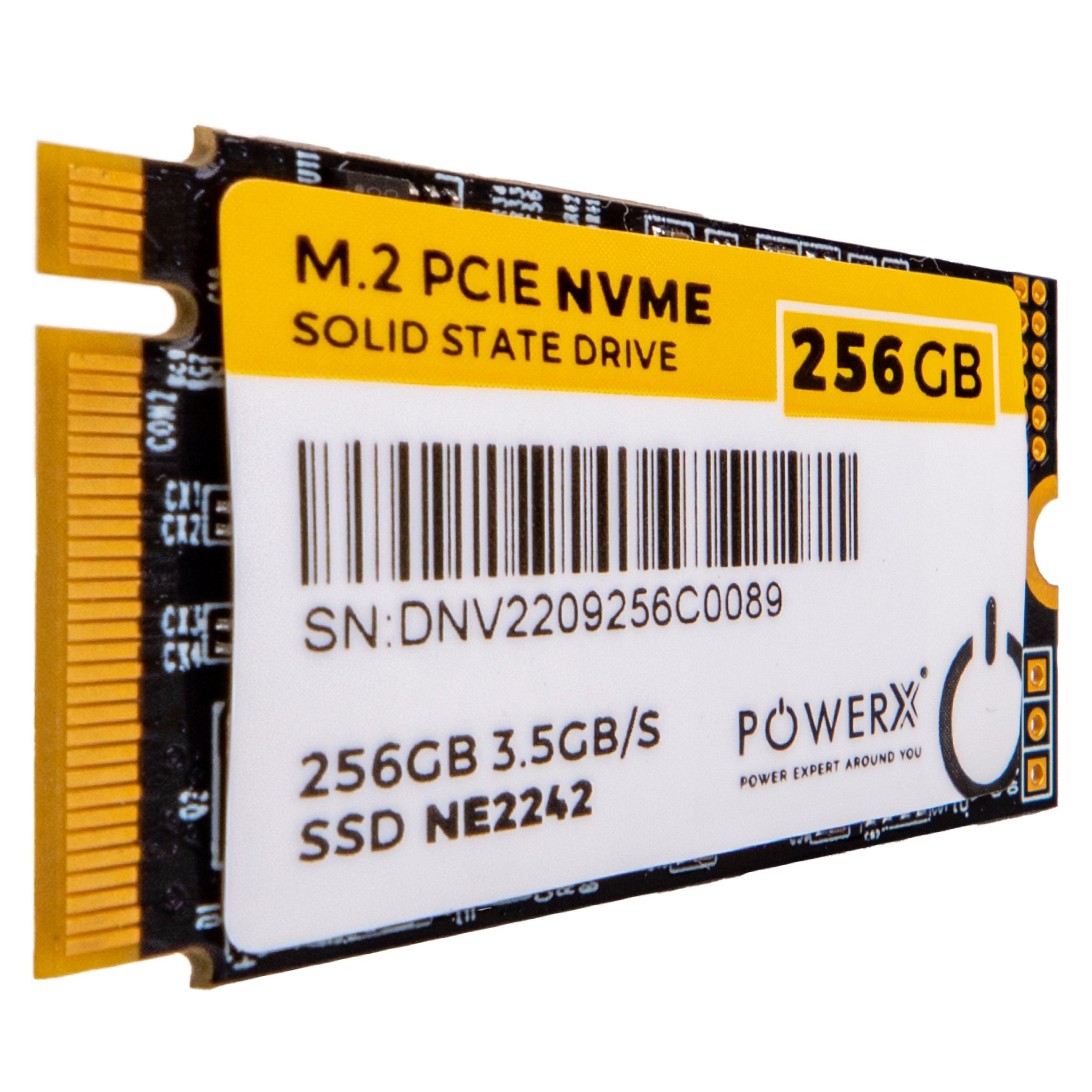 2242 M.2 PCIE NVMe 256GB SSD - PowerX