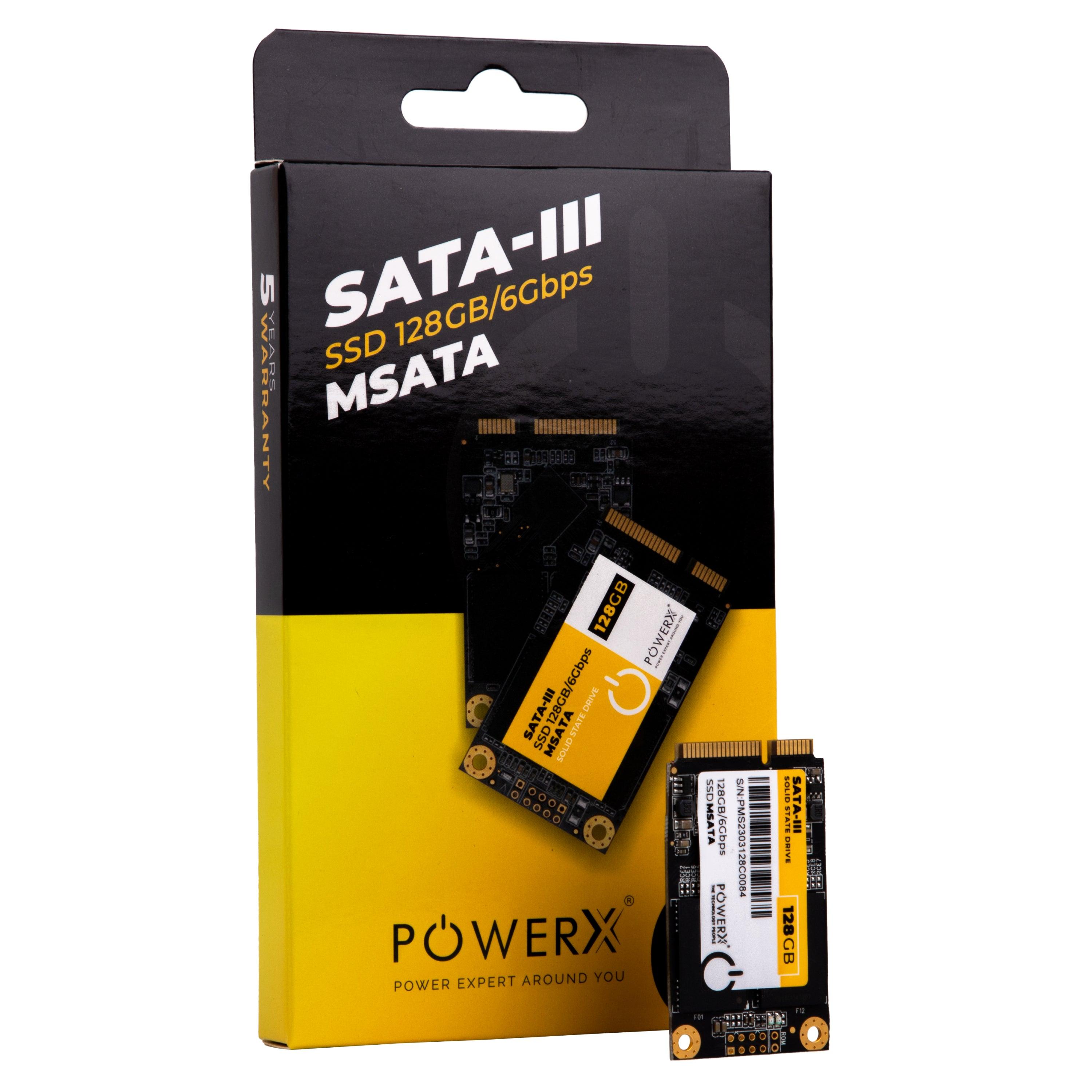 M-SATA 128GB SSD - PowerX