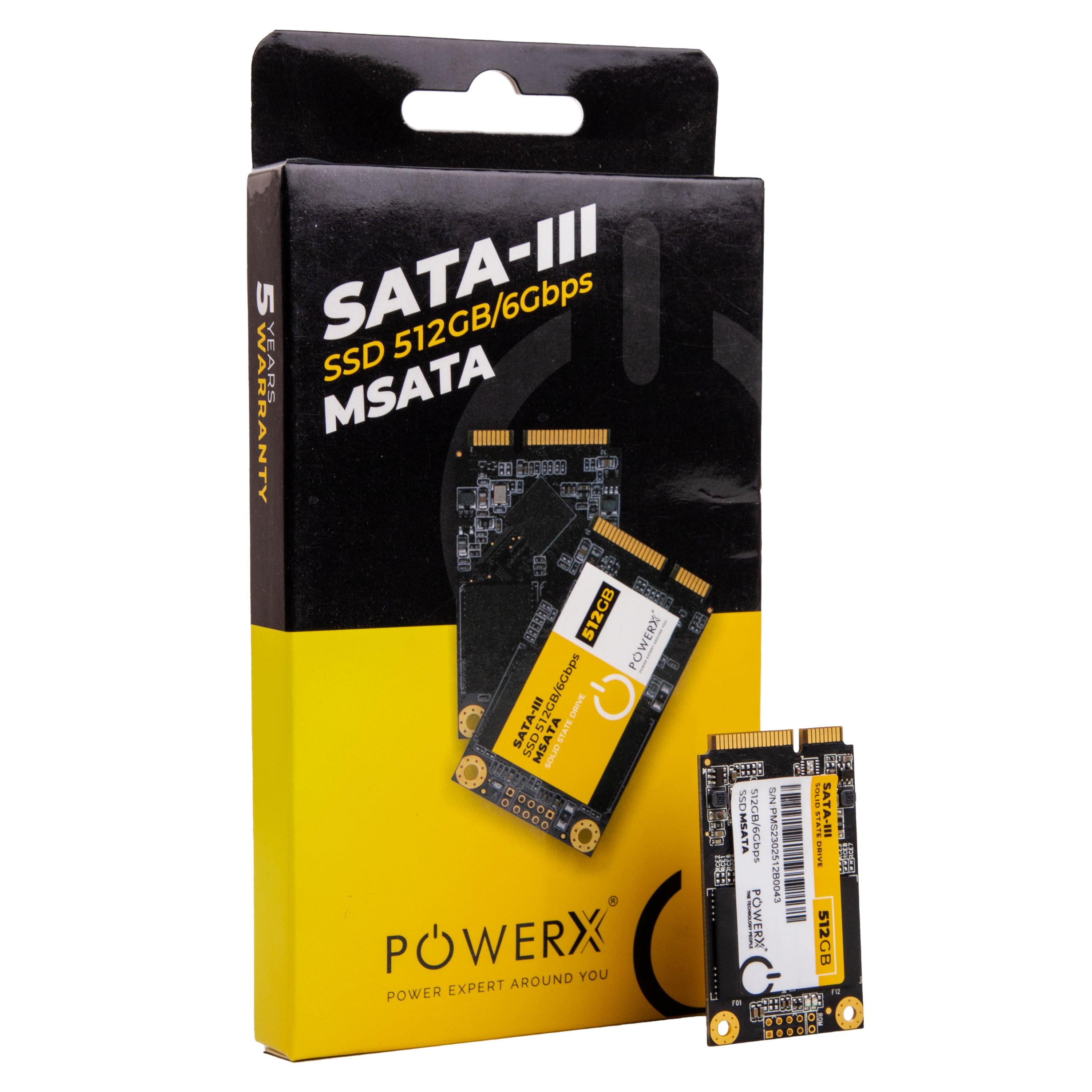 M-SATA 512 GB SSD - PowerX