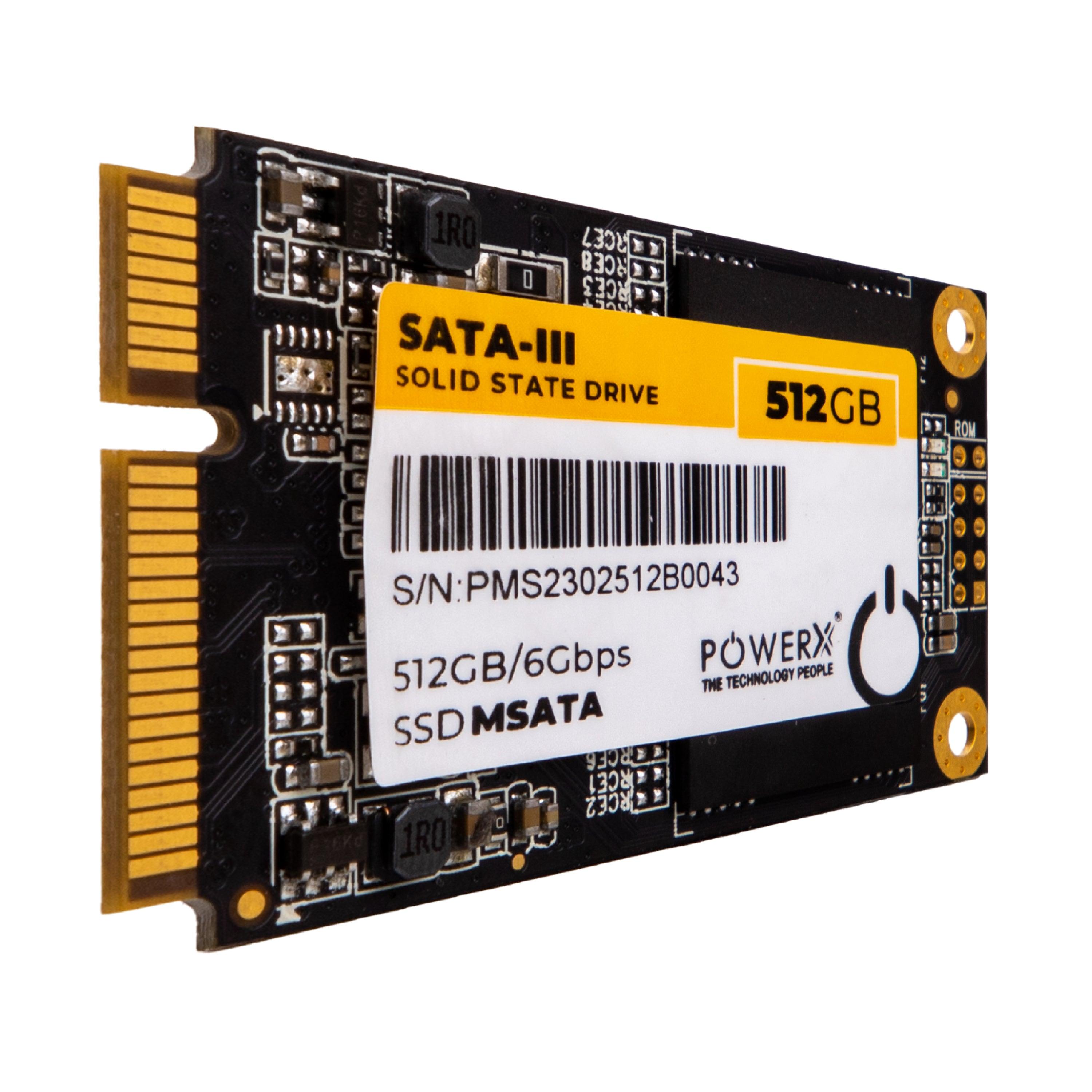 M-SATA 512 GB SSD - PowerX