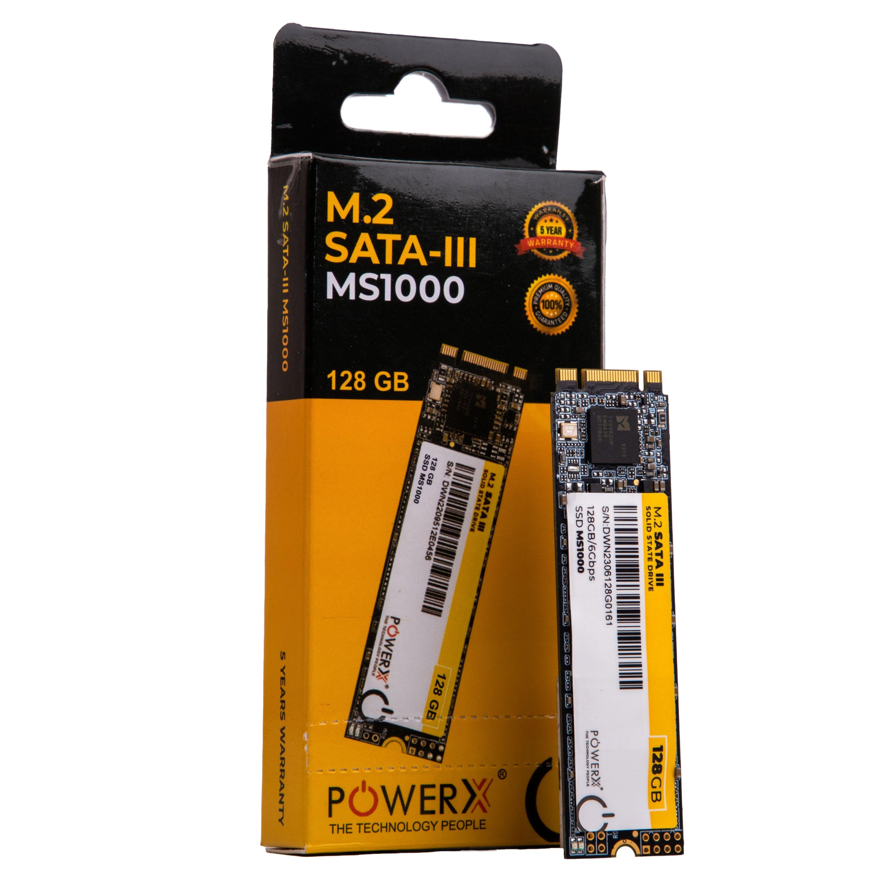 M.2. NGFF 128 GB SSD - PowerX