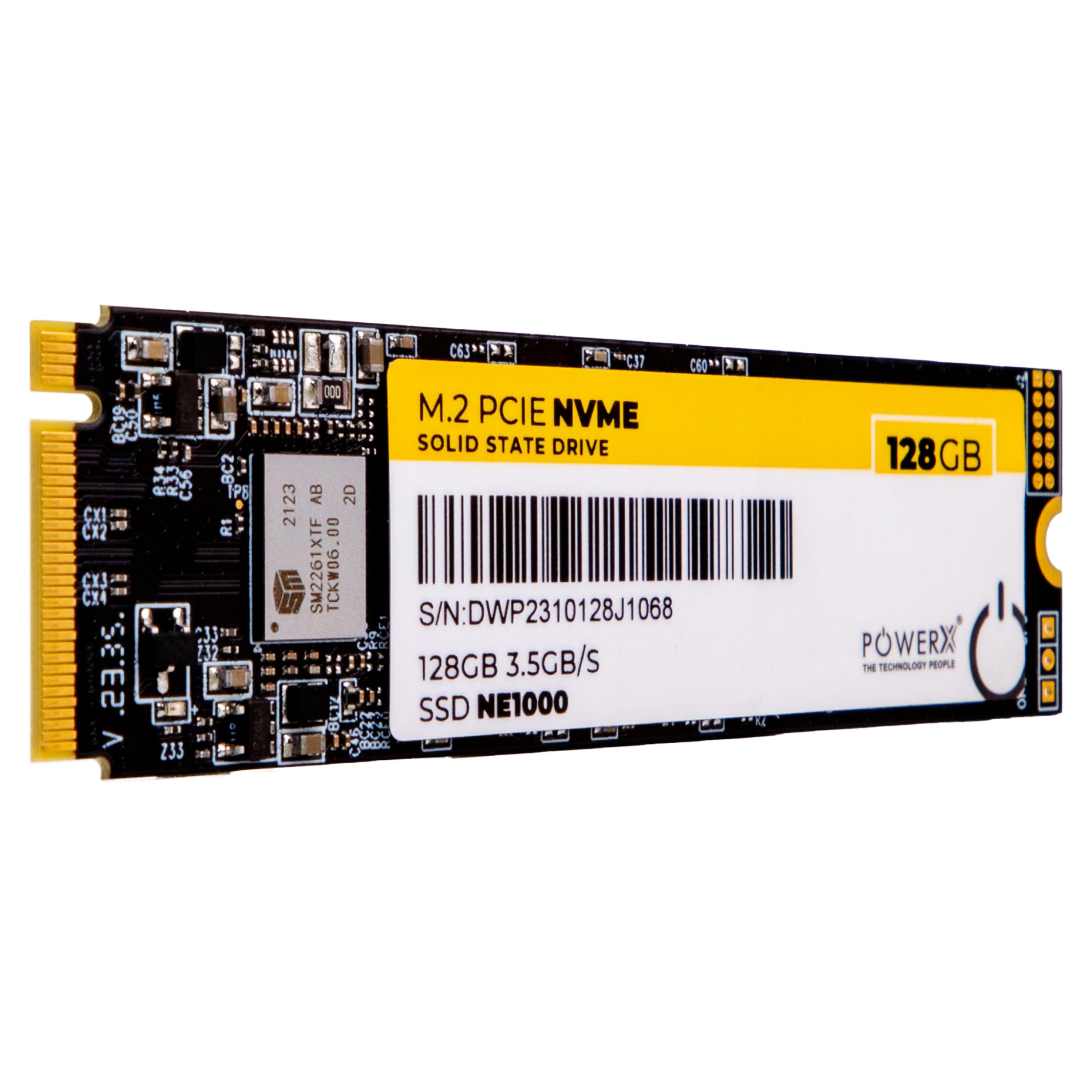 M.2. PCIE NVME 128 GB SSD - PowerX