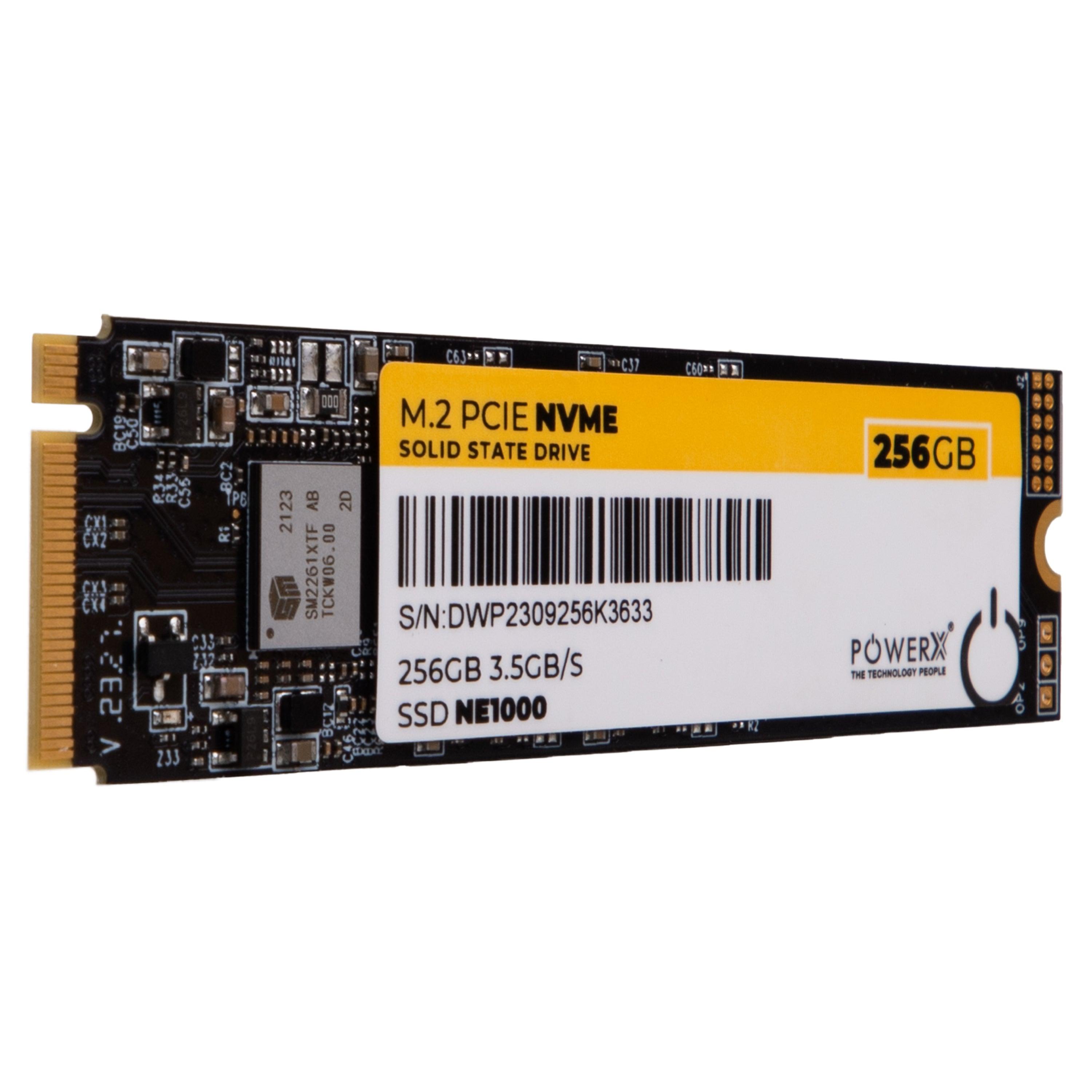 M.2. PCIE NVME 256 GB SSD - PowerX