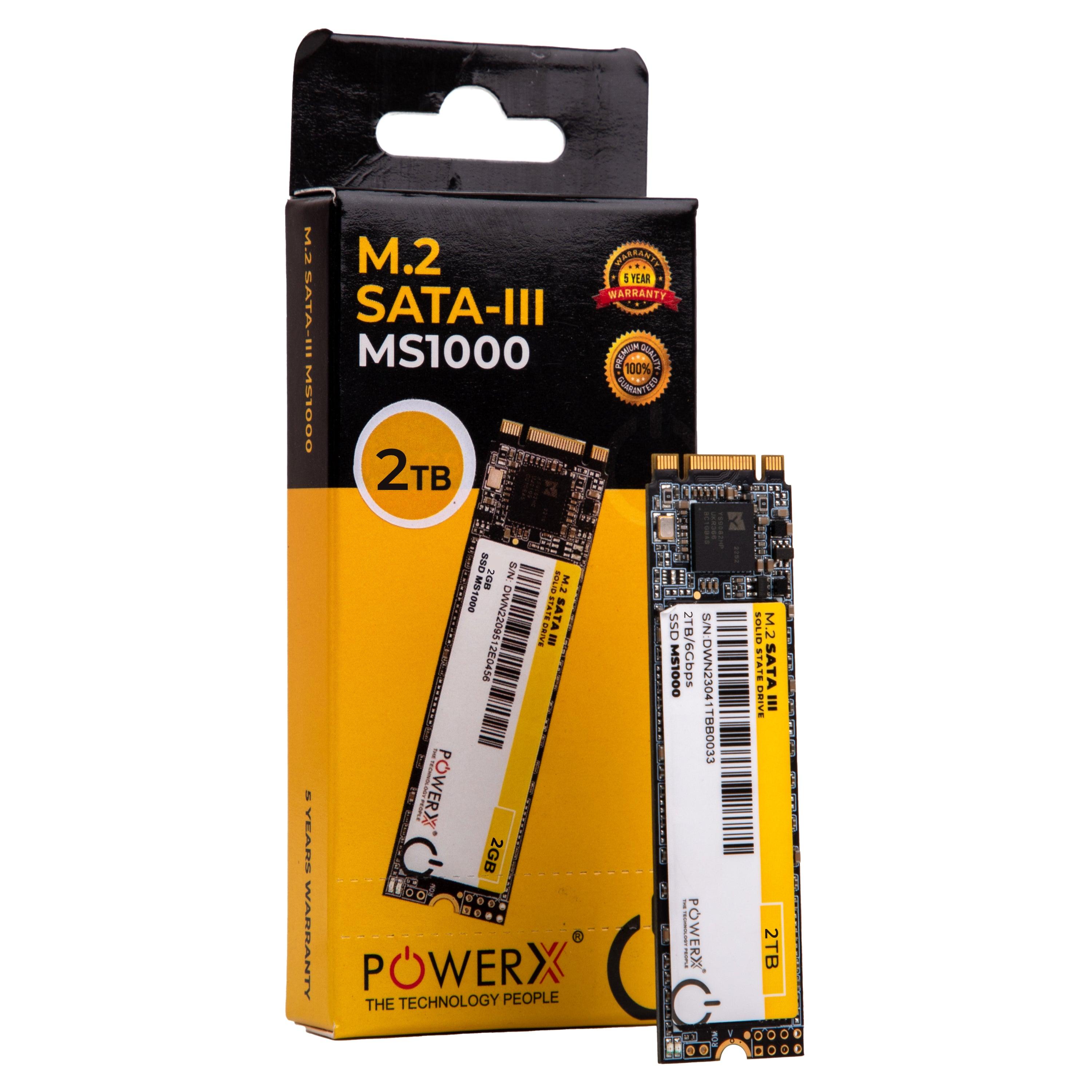 M.2 NGFF 2TB SSD - PowerX