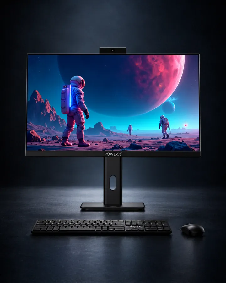 POWERX all-in-one PC — 23.8-inch FHD display with the computer built in