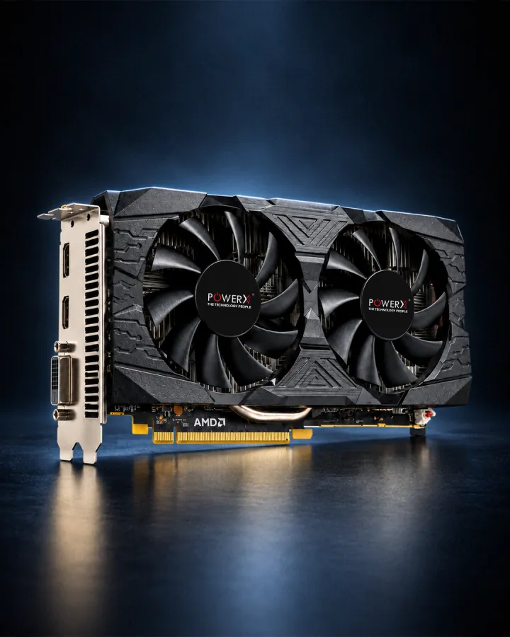 POWERX graphics card — GDDR GPUs for gaming and creator workstations