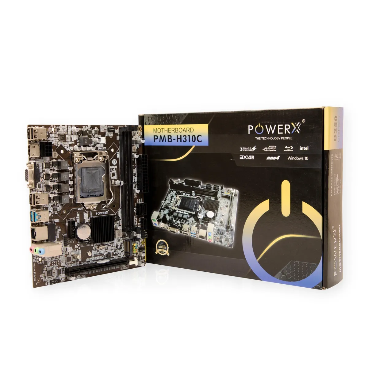 POWERX H310 DDR4 NVMe Motherboard