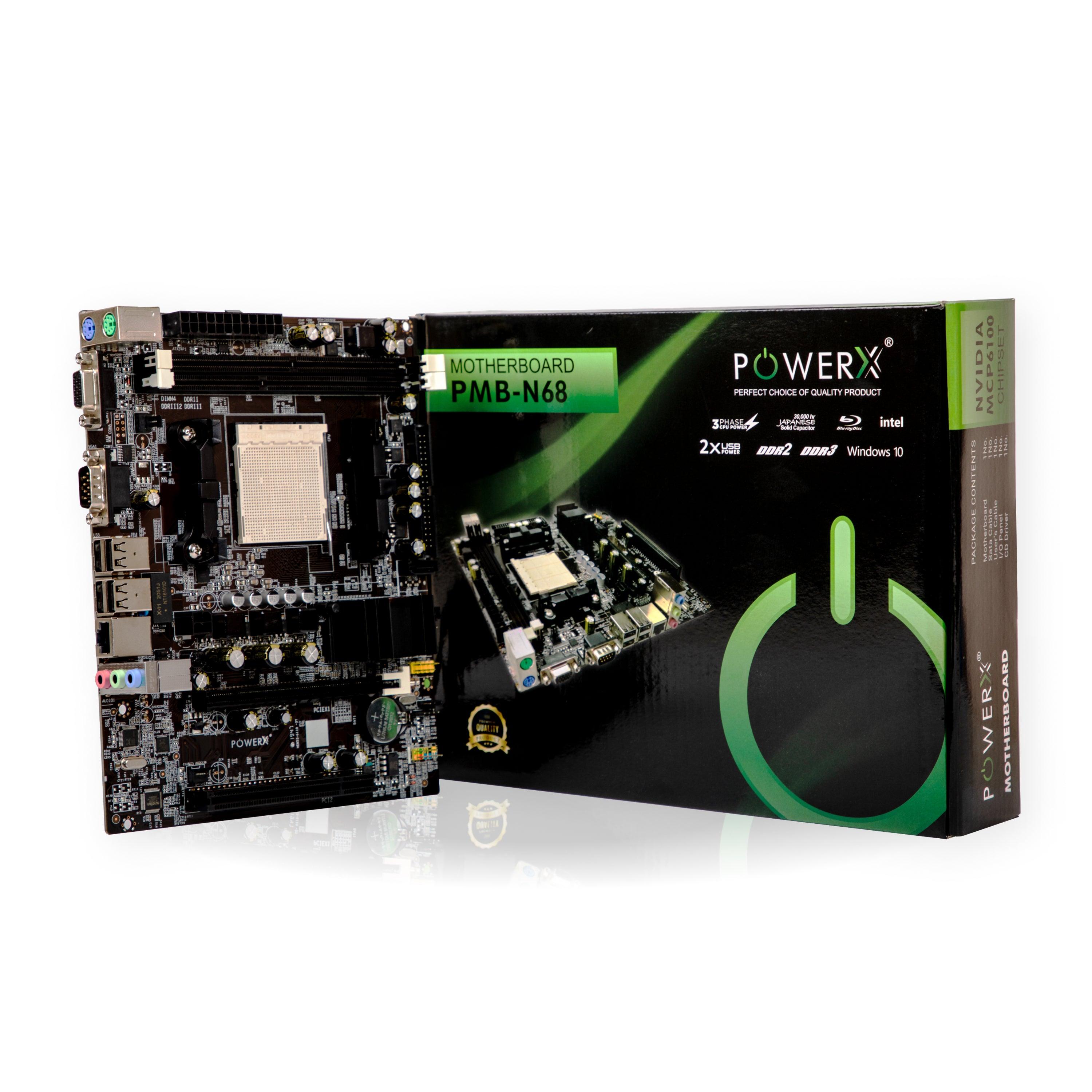 POWERX N68 DDR2/DDR3 MOTHERBOARD