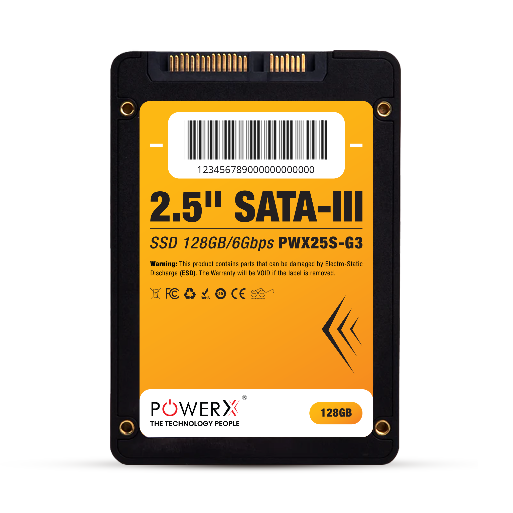 POWERX 128GB 2.5" SATA III SSD - PWX25SG3