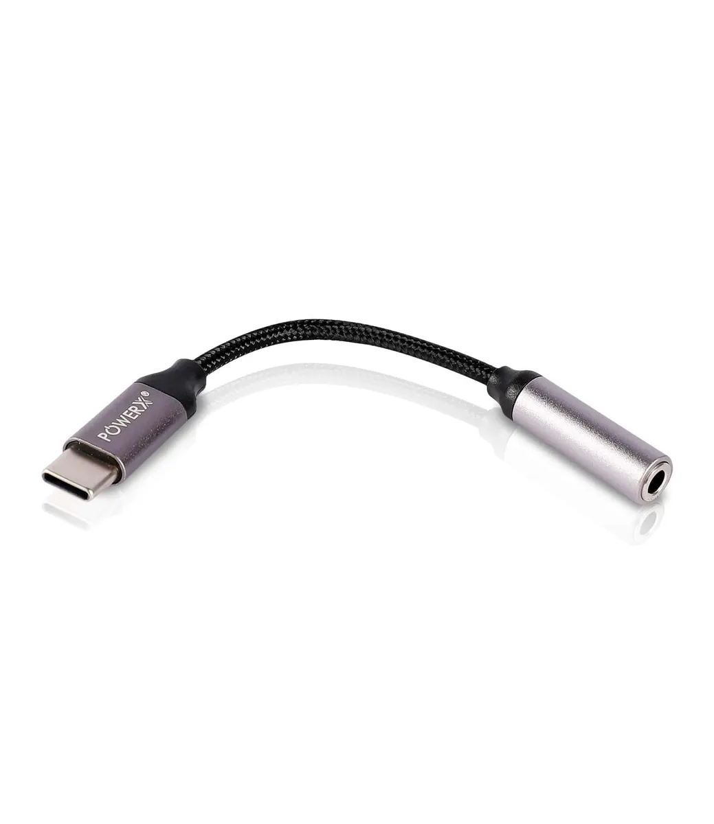 POWERX USB C to AUX Adapter