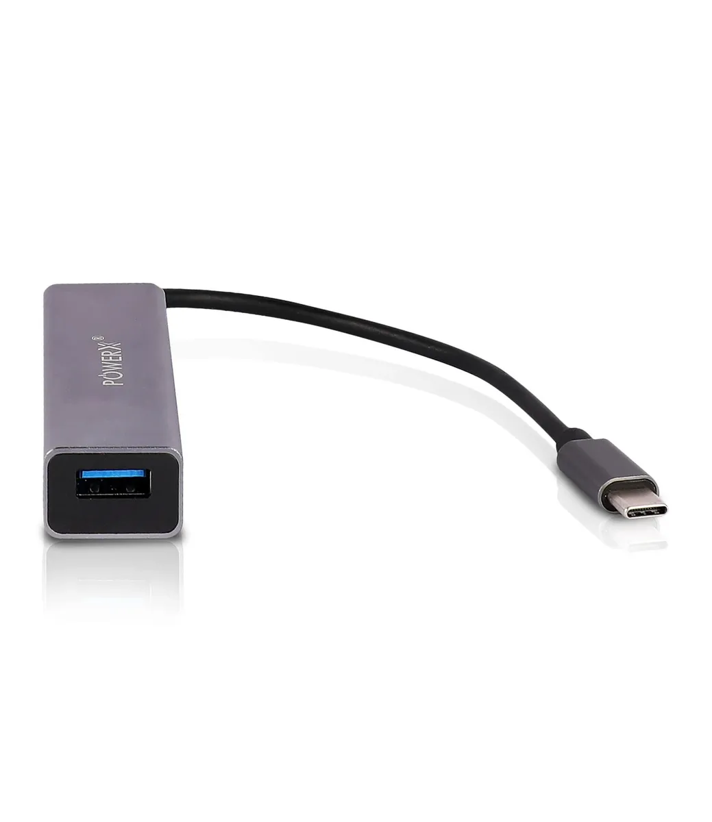 POWERX Type C to 4 Port USB Hub