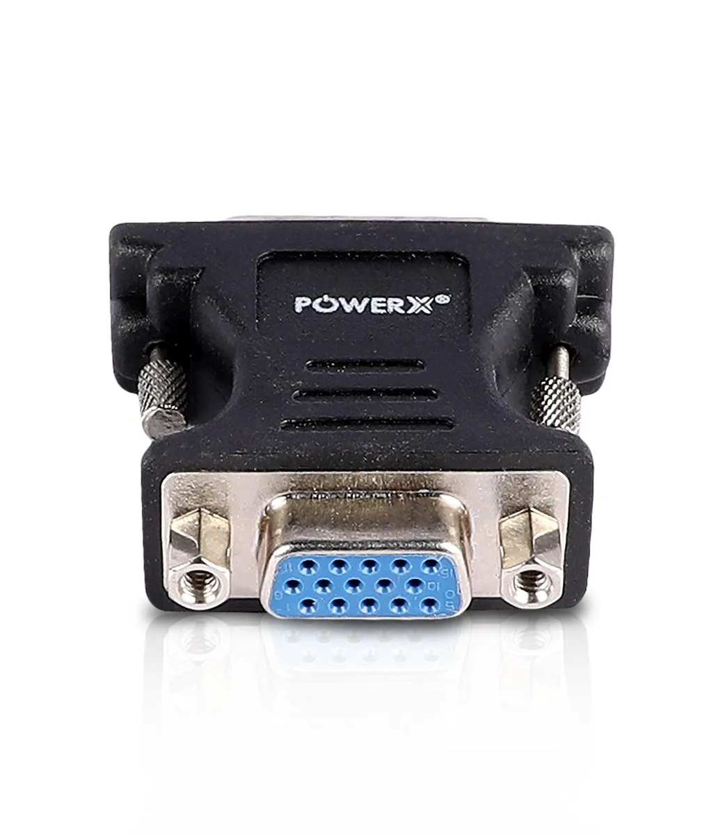 POWERX DVI 24+1 Male to VGA Female Connector
