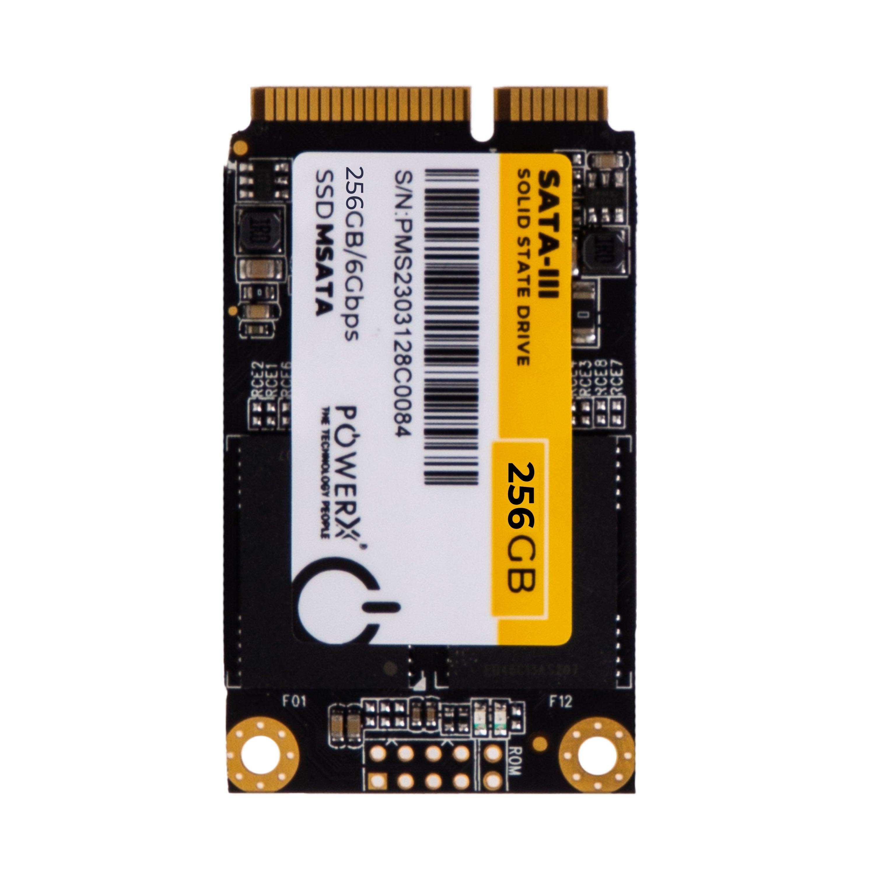 POWERX 256GB M-SATA SSD - MSATA