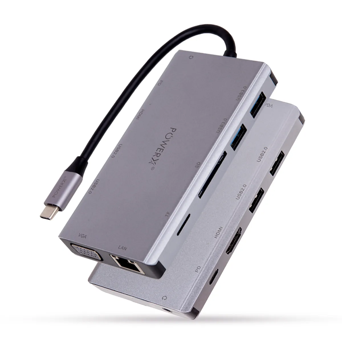 POWERX Type C to 11 Ports Docking