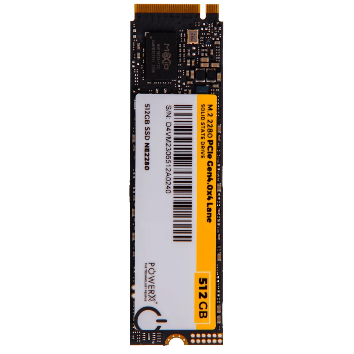 POWERX 512GB GEN-4 PCIe NVMe 2280 SSD - NE2280