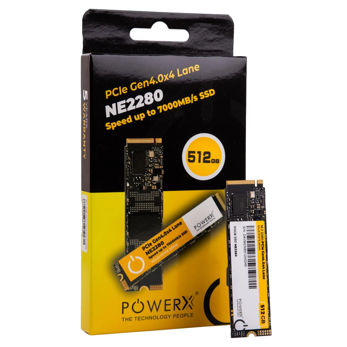 512GB GEN-4 M.2 PCIe NVMe 2280 SSD - NE2280 · POWERX