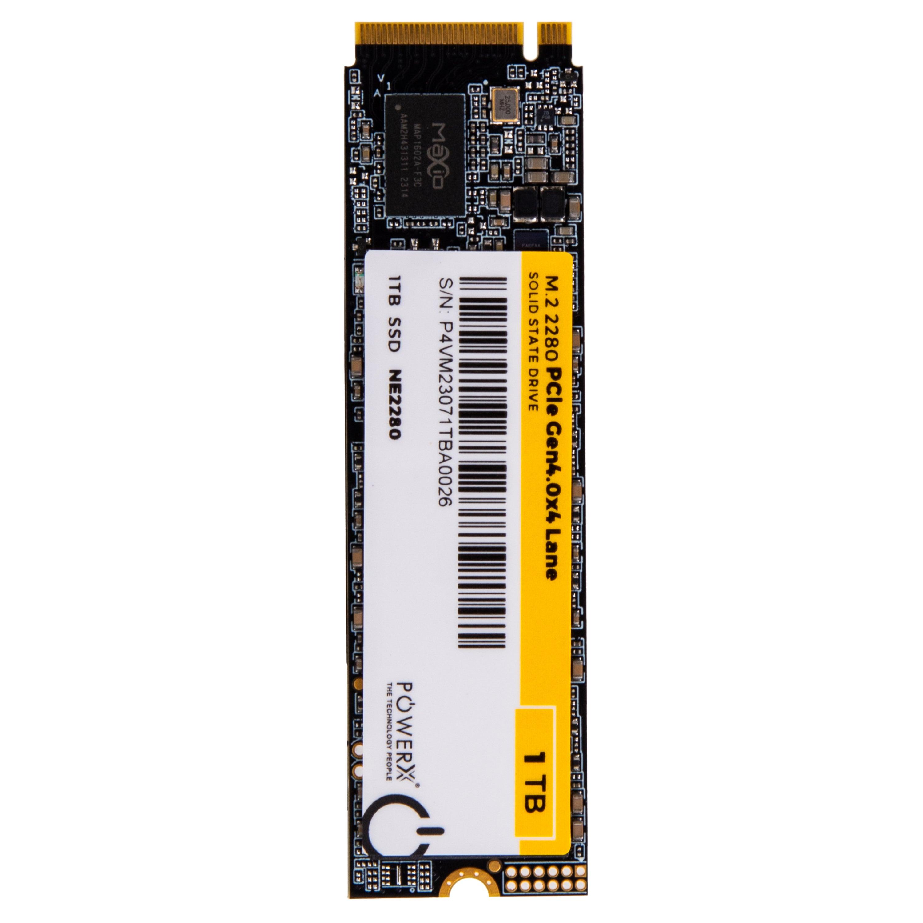 POWERX 1TB GEN-4 PCIe NVMe 2280 SSD - NE2280