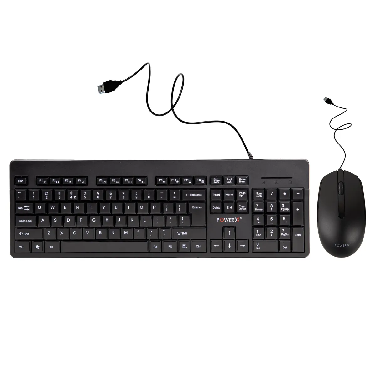 POWERX CHOCOBYTE-1000 USB Wired Keyboard Mouse Combo