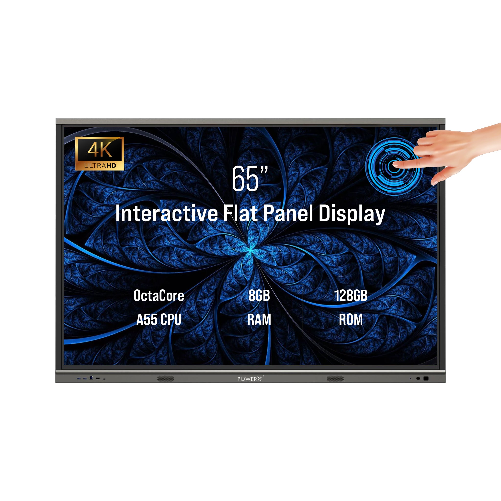 POWERX 65” INTERACTIVE FLAT PANEL DISPLAY