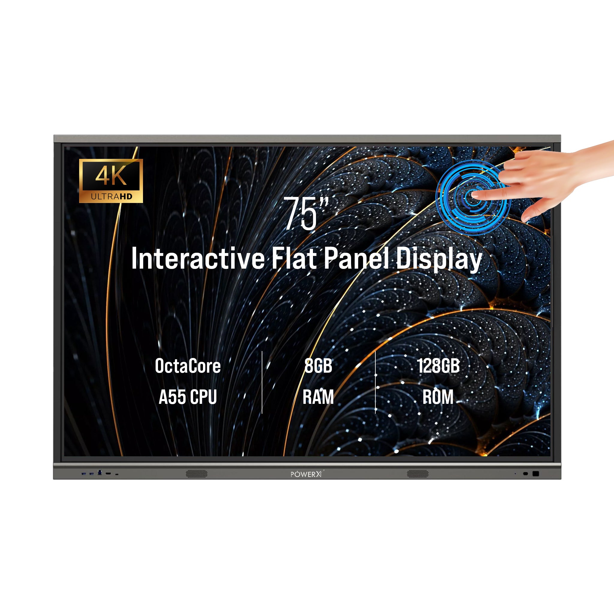POWERX 75” INTERACTIVE FLAT PANEL DISPLAY