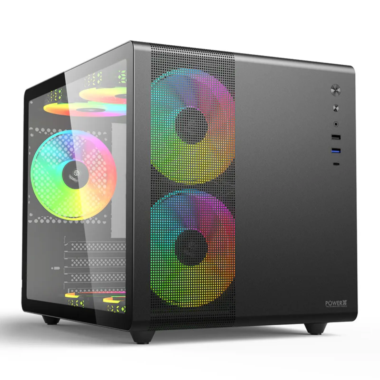 POWERX V300 ULTRA CABINET  BLACK