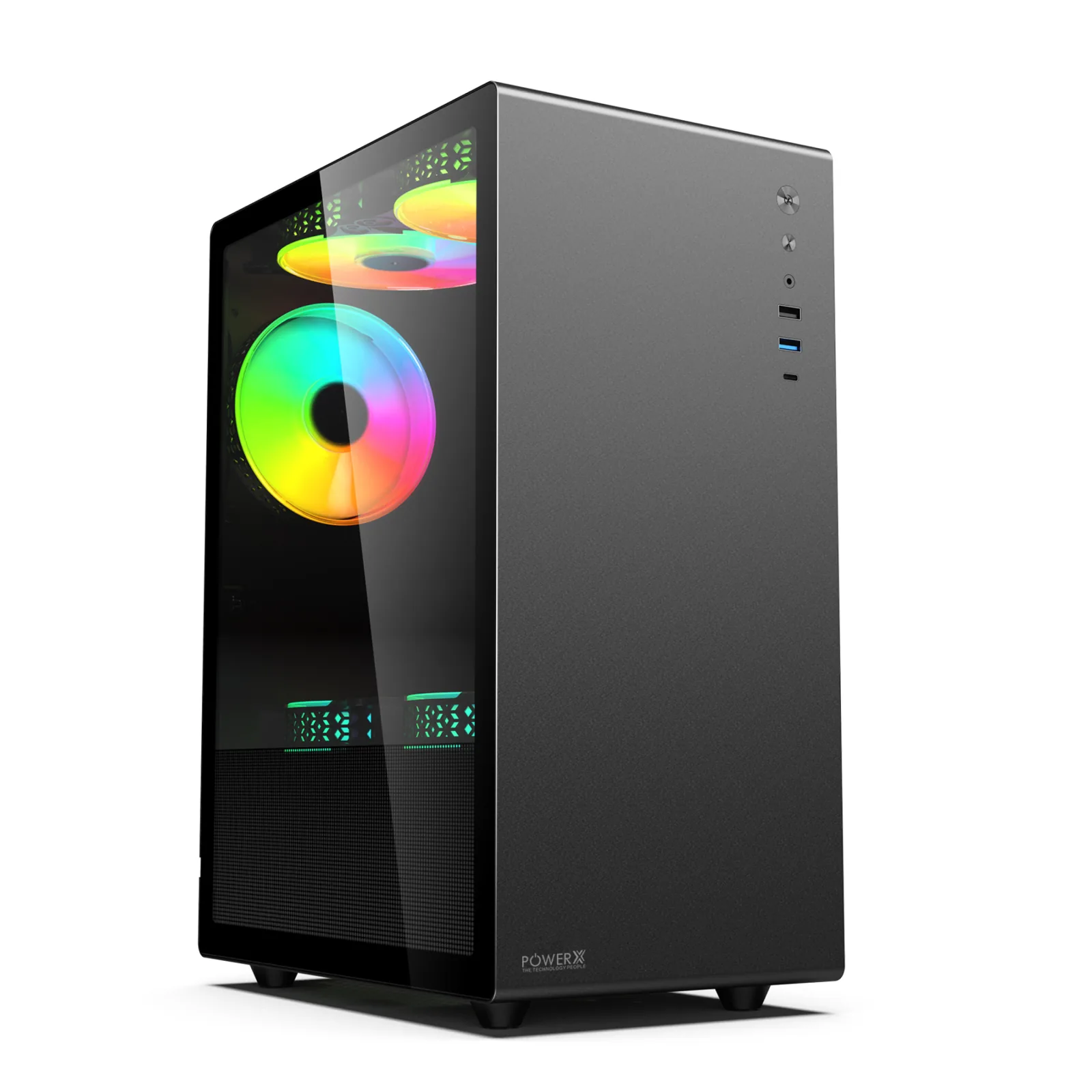 POWERX V500 Ultra Cabinet Black